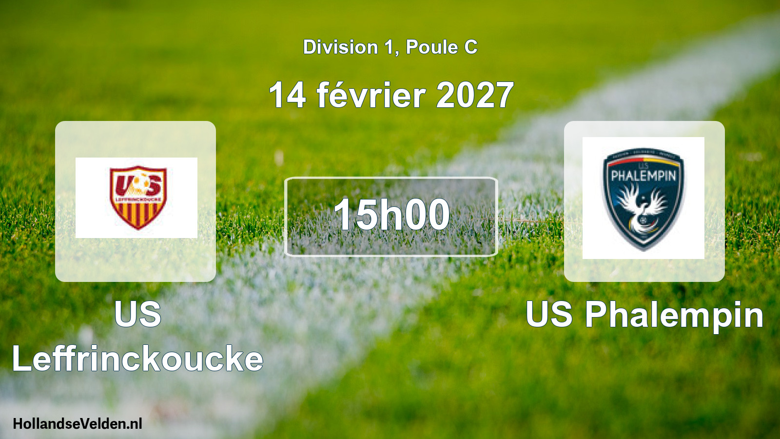 Scheduled Match: US Leffrinckoucke - US Phalempin (14 February 2027)