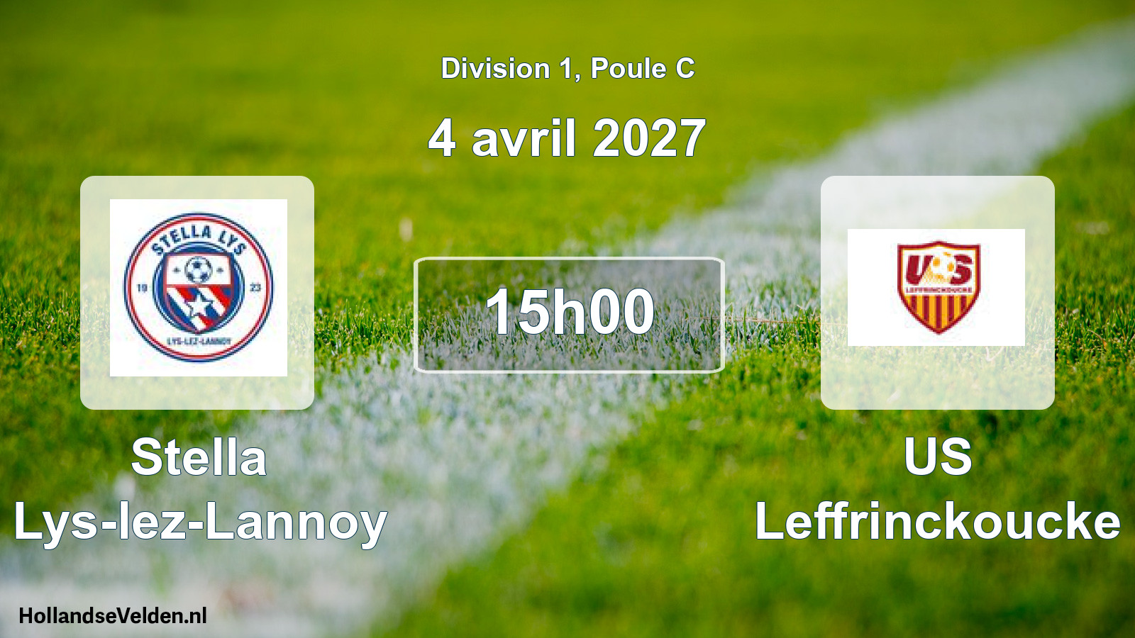Match programmé: Stella Lys-lez-Lannoy - US Leffrinckoucke (4 avril 2027)