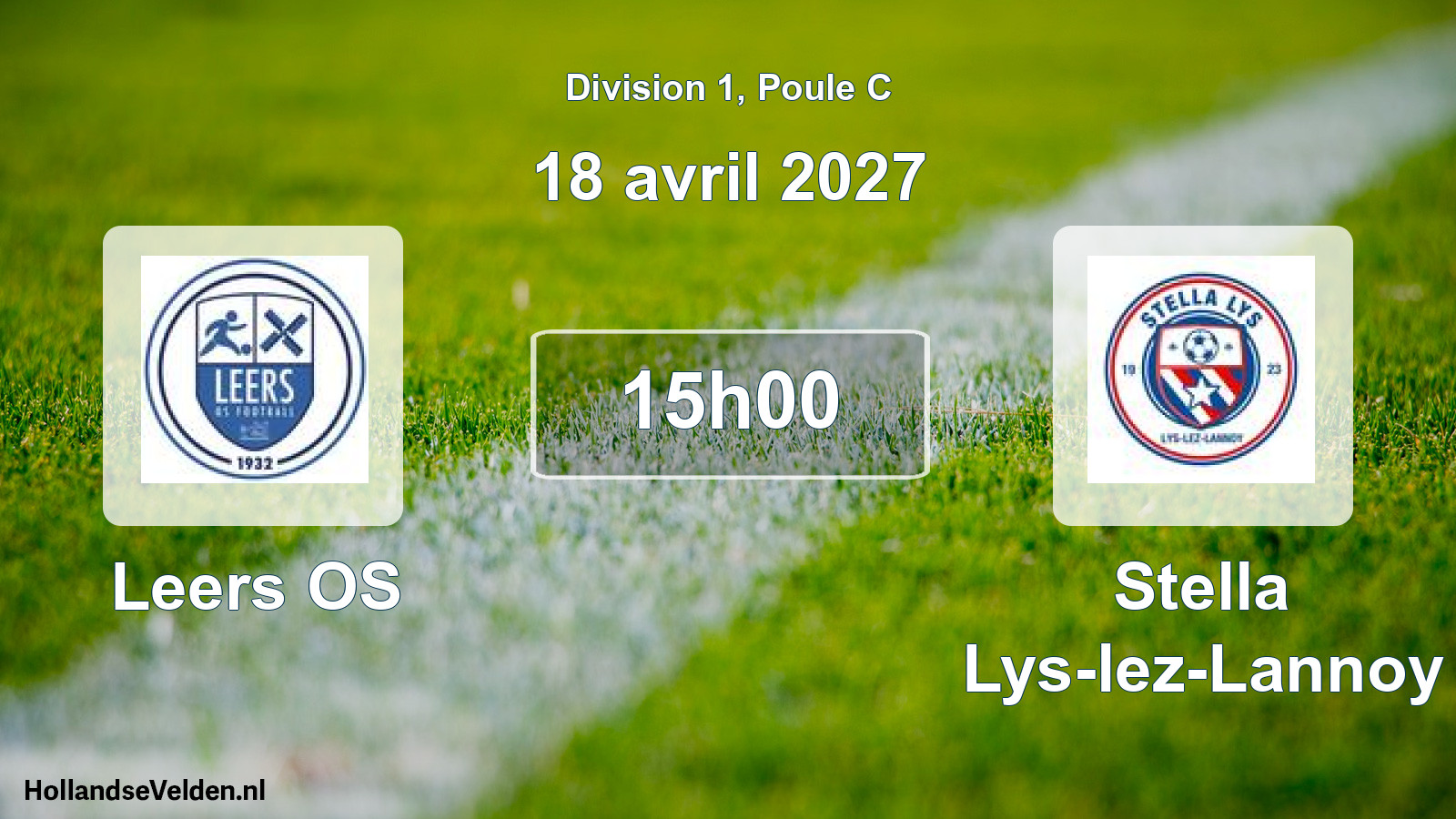 Scheduled Match: Leers OS - Stella Lys-lez-Lannoy (18 April 2027)