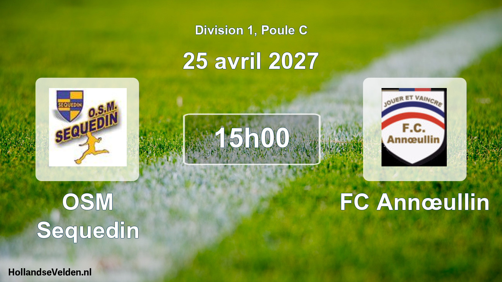 Scheduled Match: OSM Sequedin - FC Annœullin (25 April 2027)