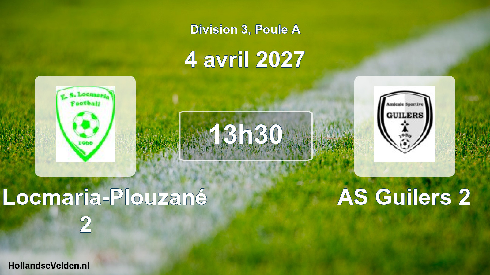 Match programmé: ES Locmaria-Plouzané 2 - AS Guilers 2 (4 avril 2027)