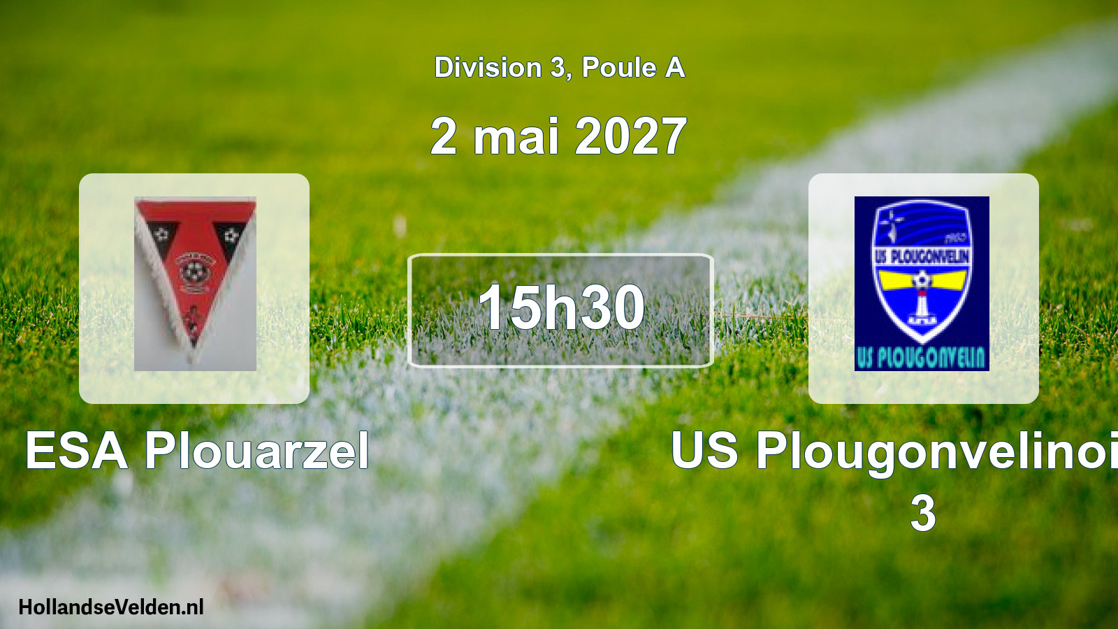 Match programmé: ESA Plouarzel - US Plougonvelinoise 3 (2 mai 2027)