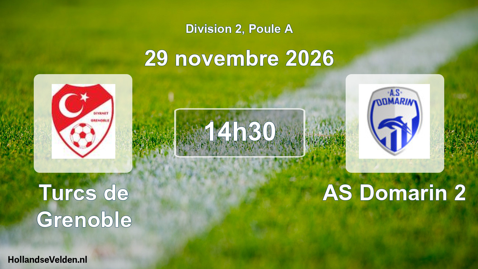 Scheduled Match: Turcs de Grenoble - AS Domarin 2 (29 November 2026)