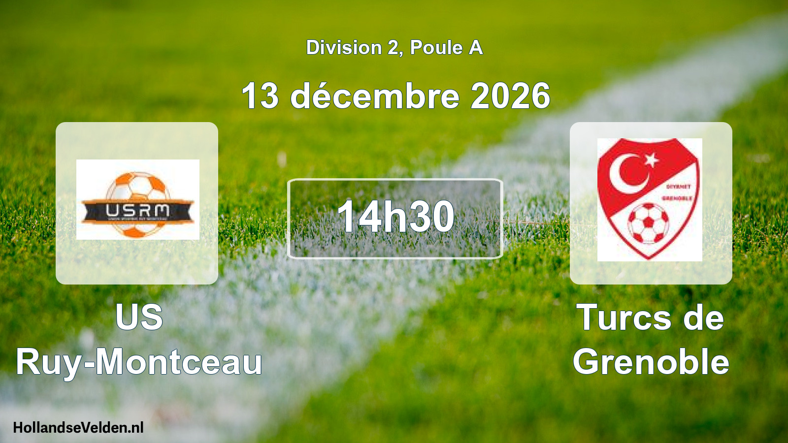 Scheduled Match: US Ruy-Montceau - Turcs de Grenoble (13 December 2026)