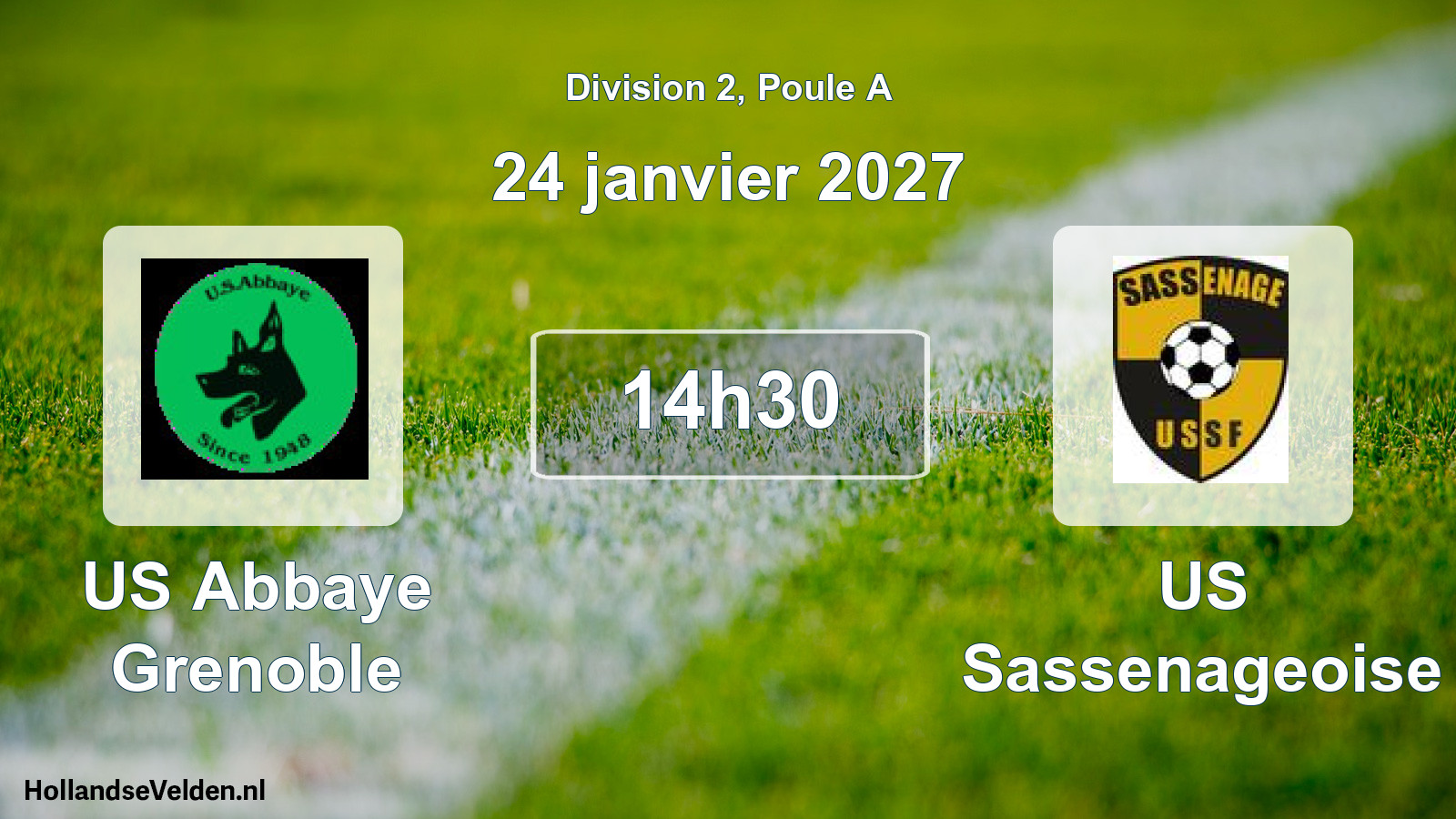 Scheduled Match: US Abbaye Grenoble - US Sassenageoise (24 January 2027)