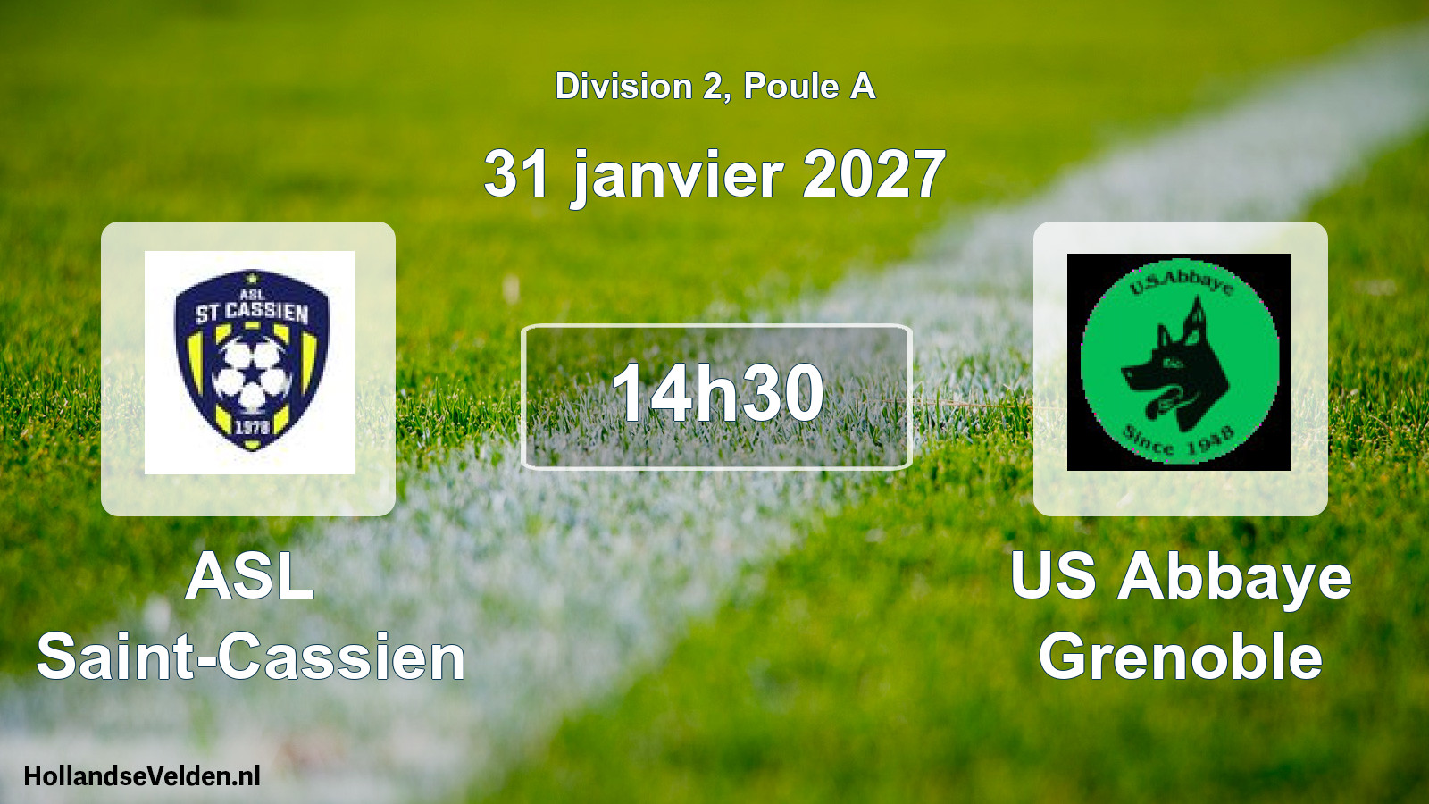 Scheduled Match: ASL Saint-Cassien - US Abbaye Grenoble (31 January 2027)