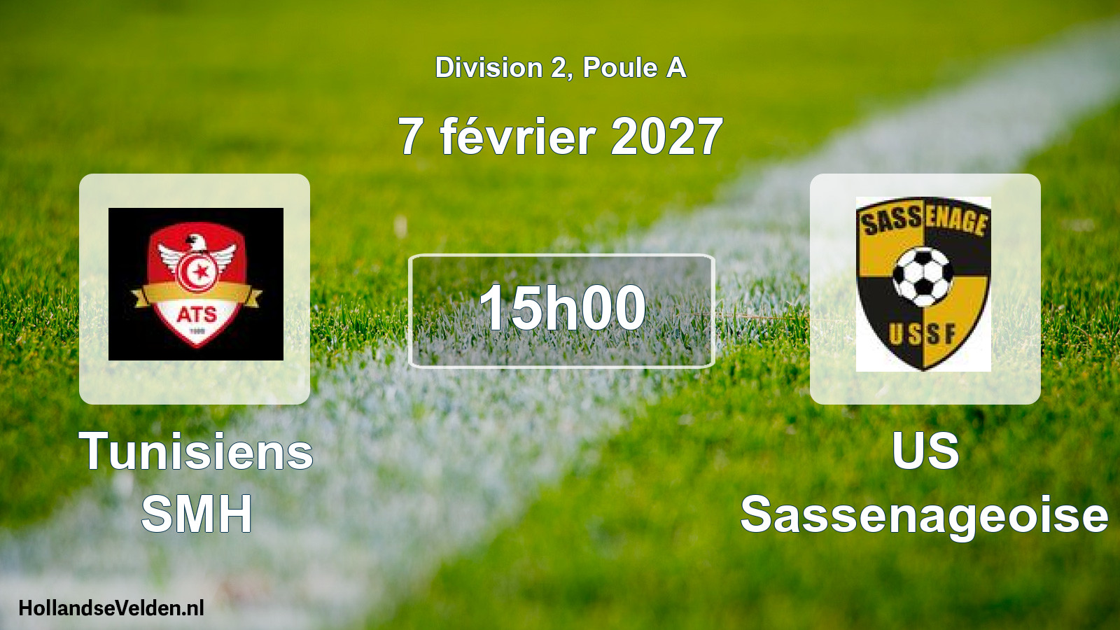 Scheduled Match: Tunisiens SMH - US Sassenageoise (7 February 2027)
