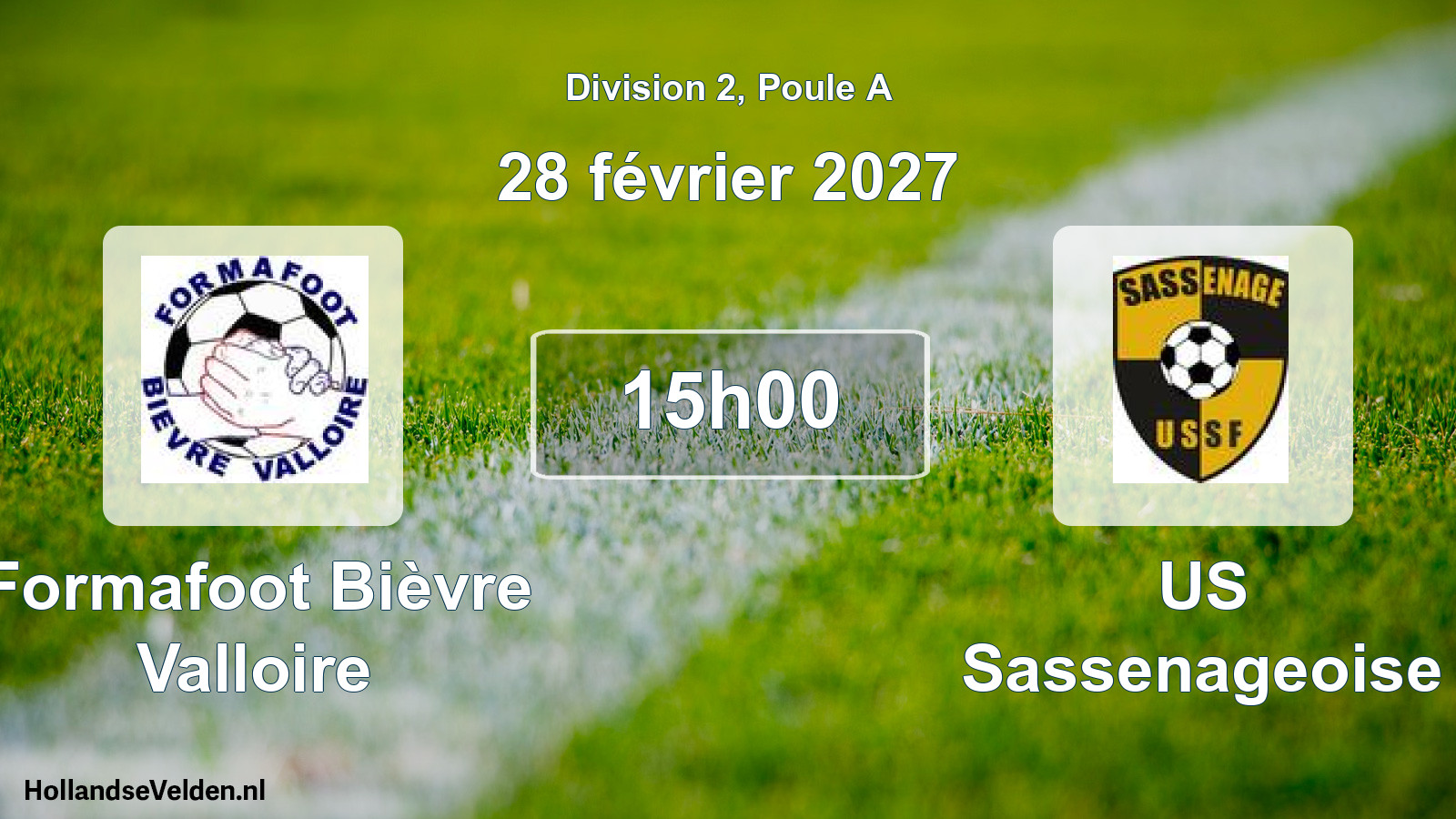 Scheduled Match: Formafoot Bièvre Valloire - US Sassenageoise (28 February 2027)
