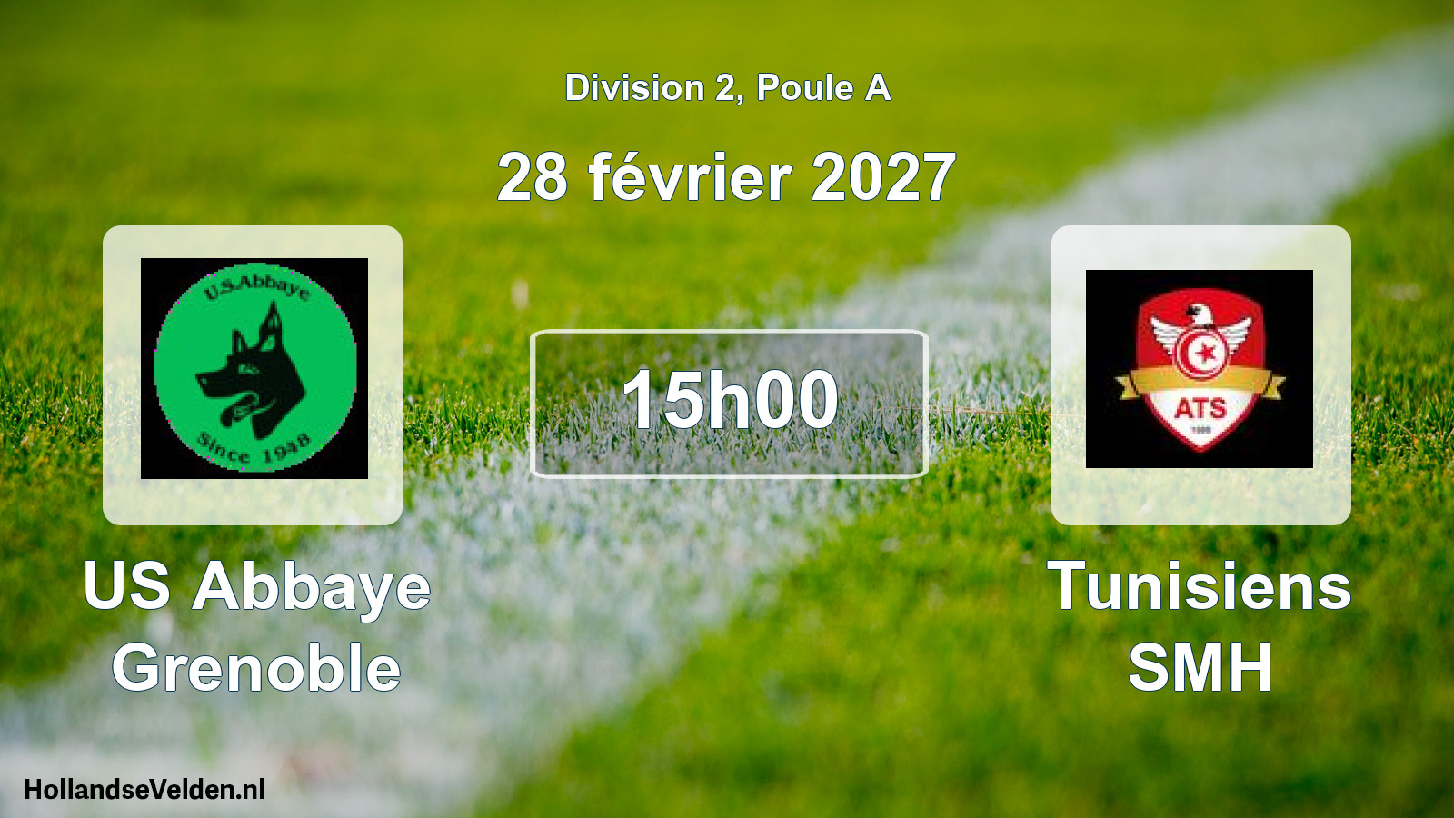 Scheduled Match: US Abbaye Grenoble - Tunisiens SMH (28 February 2027)