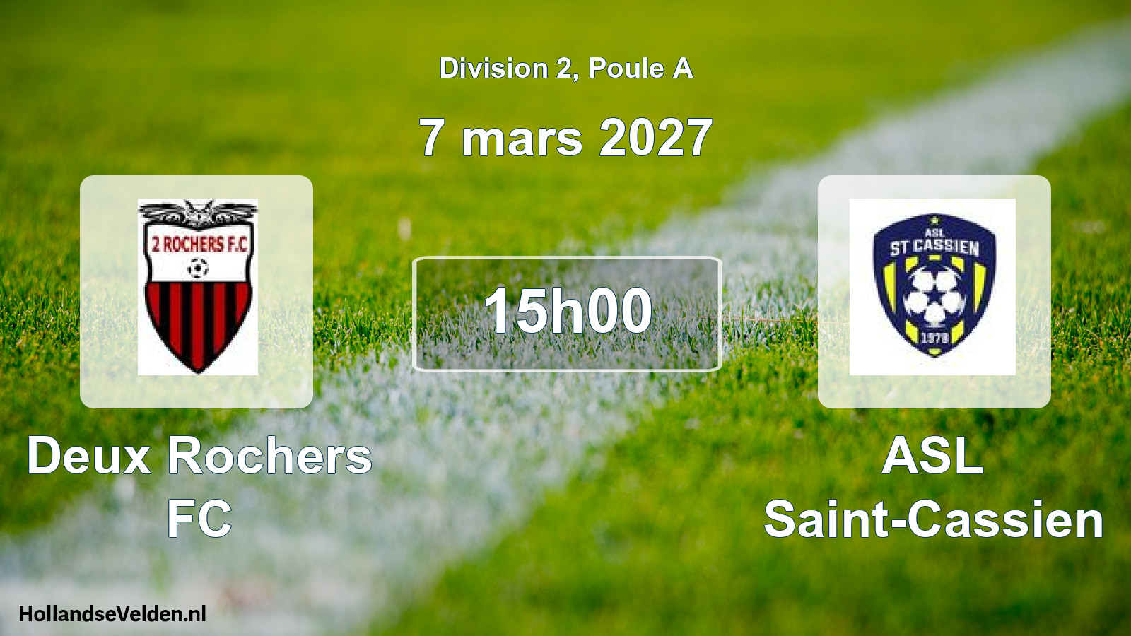 Scheduled Match: Deux Rochers FC - ASL Saint-Cassien (7 March 2027)
