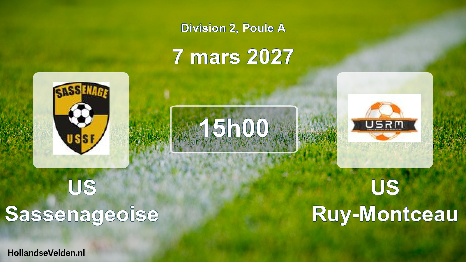 Scheduled Match: US Sassenageoise - US Ruy-Montceau (7 March 2027)