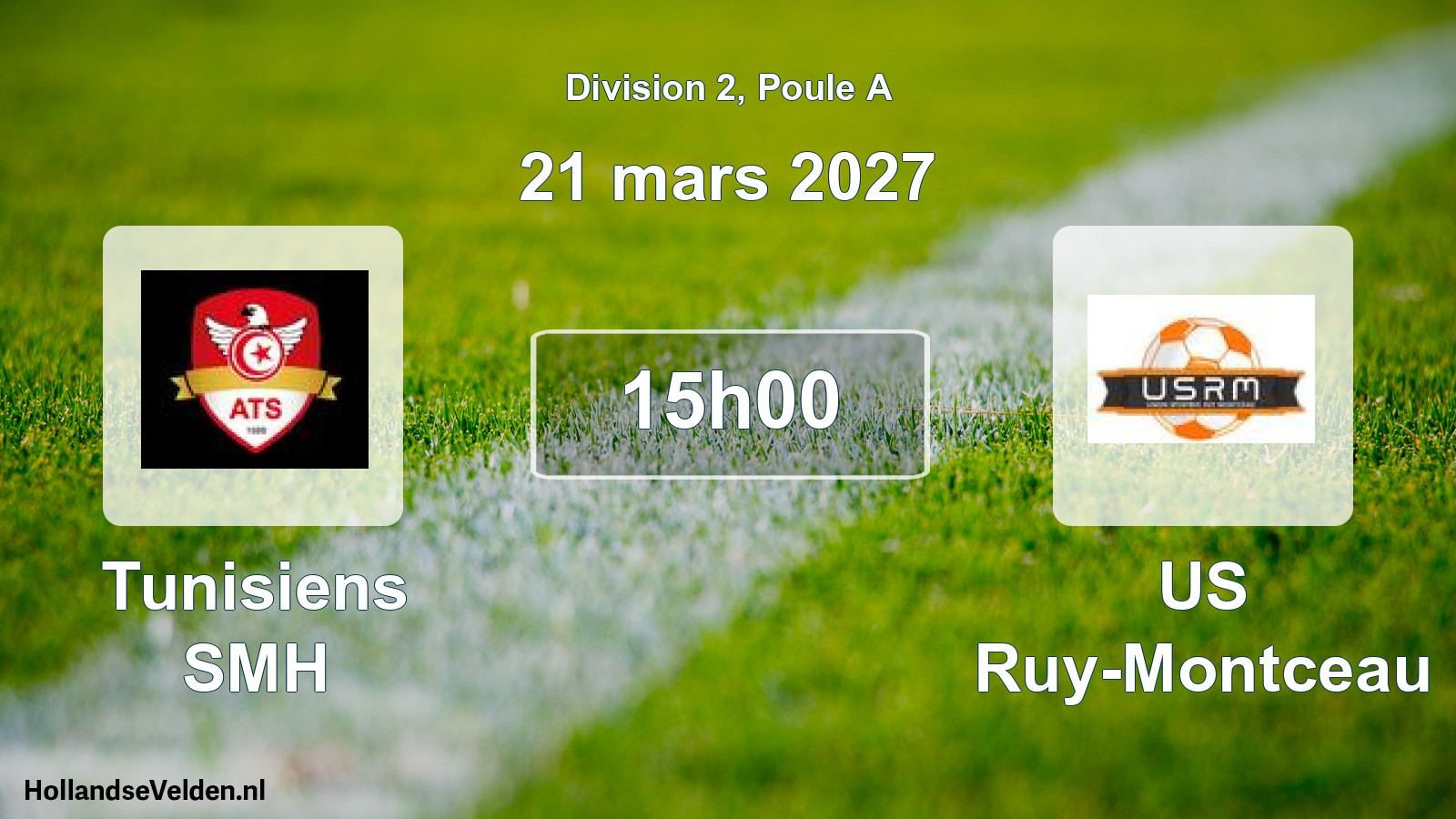 Scheduled Match: Tunisiens SMH - US Ruy-Montceau (21 March 2027)