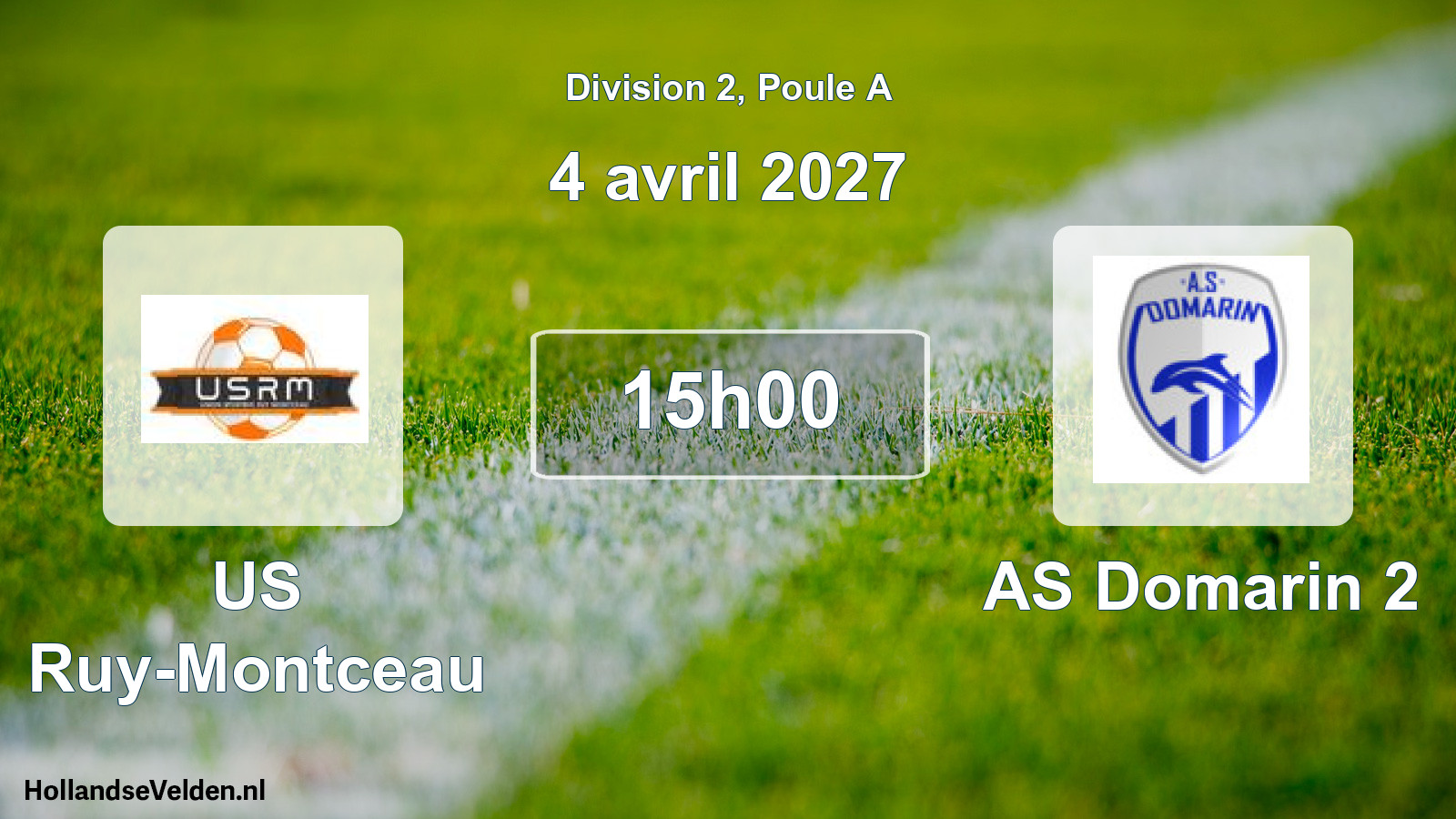 Scheduled Match: US Ruy-Montceau - AS Domarin 2 (4 April 2027)