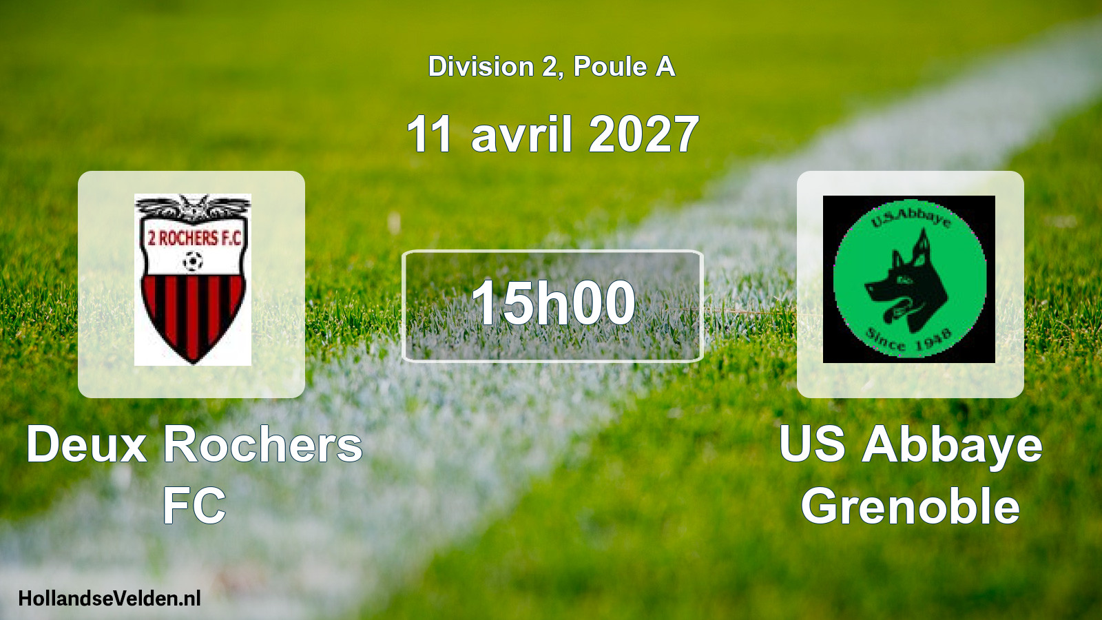 Scheduled Match: Deux Rochers FC - US Abbaye Grenoble (11 April 2027)