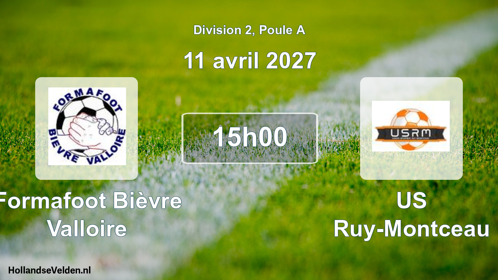Scheduled Match: Formafoot Bièvre Valloire - US Ruy-Montceau (11 April 2027)