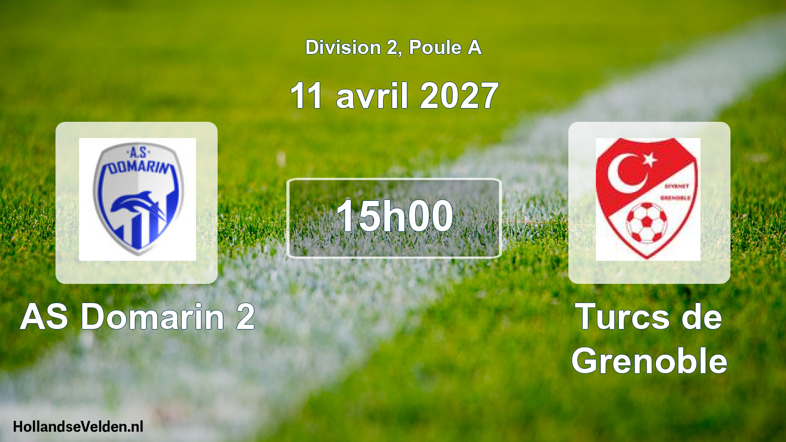 Scheduled Match: AS Domarin 2 - Turcs de Grenoble (11 April 2027)