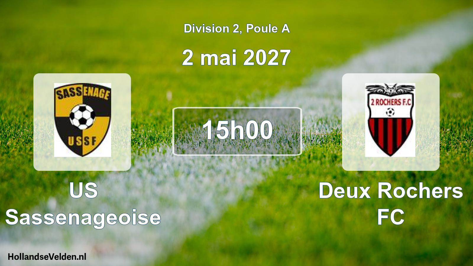 Scheduled Match: US Sassenageoise - Deux Rochers FC (2 May 2027)