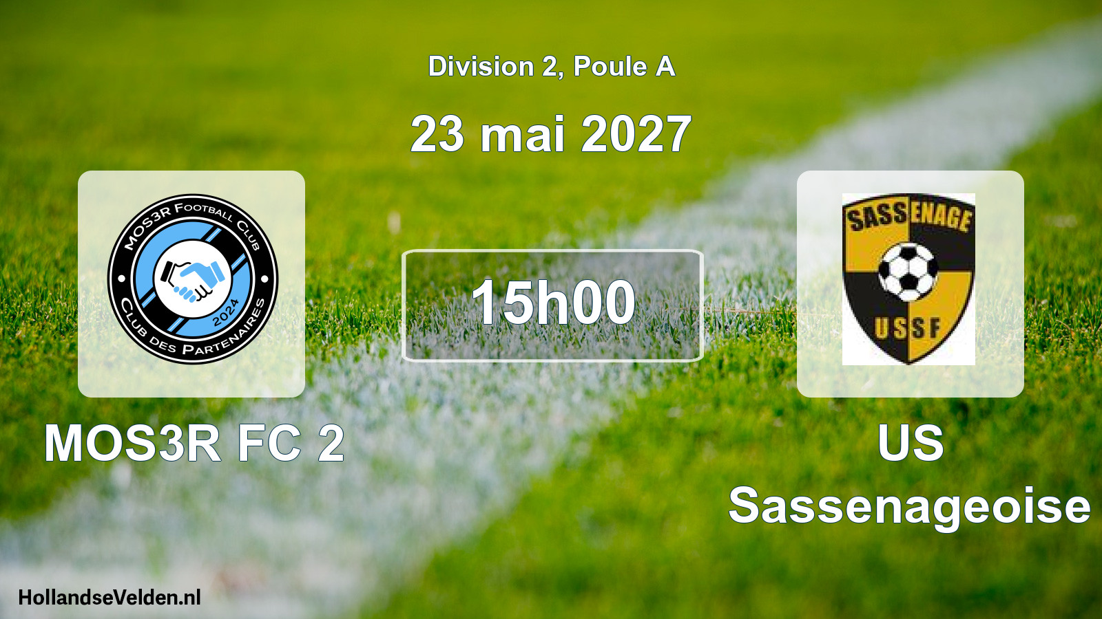 Scheduled Match: MOS3R FC 2 - US Sassenageoise (23 May 2027)