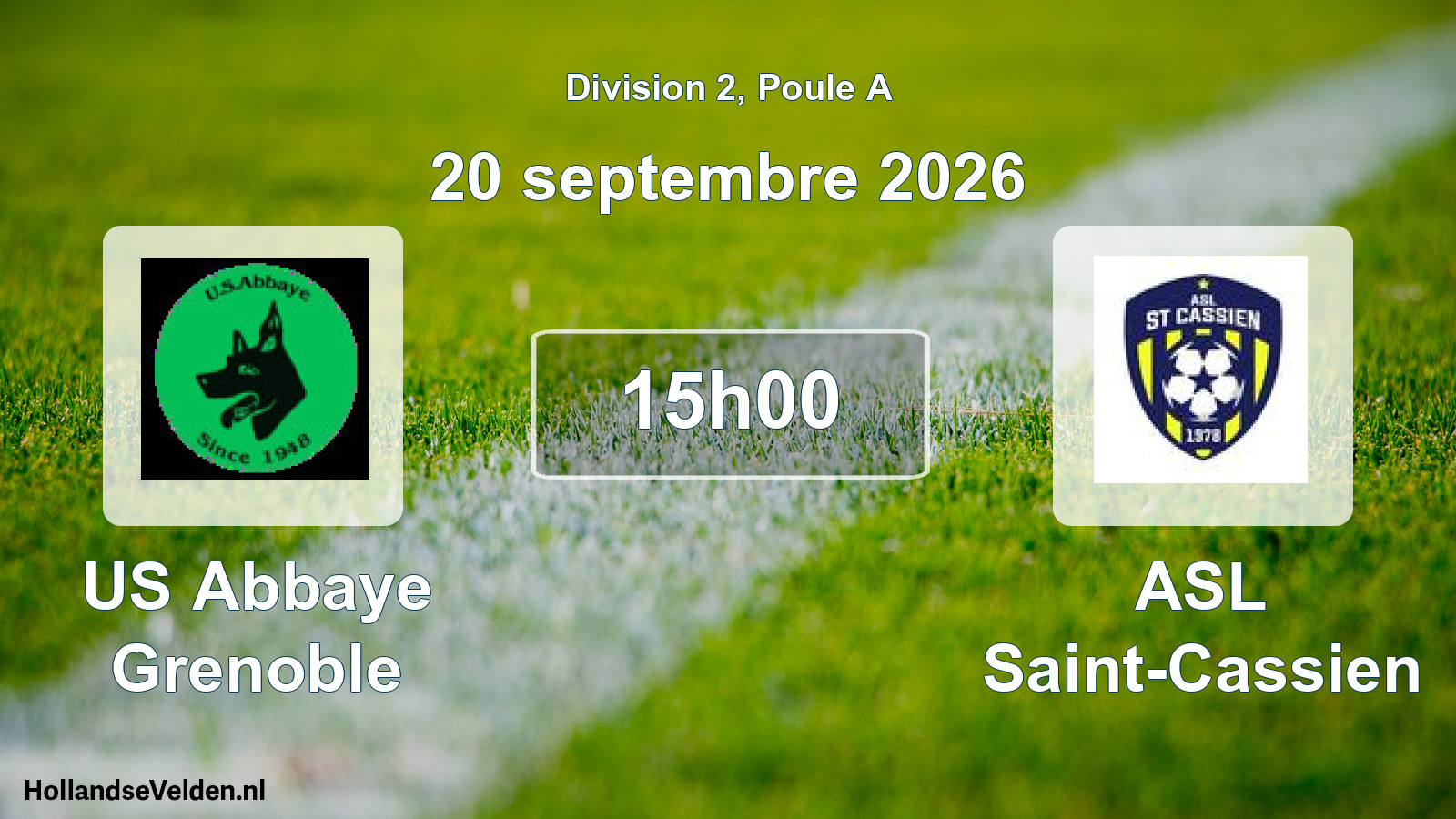 Scheduled Match: US Abbaye Grenoble - ASL Saint-Cassien (20 September 2026)