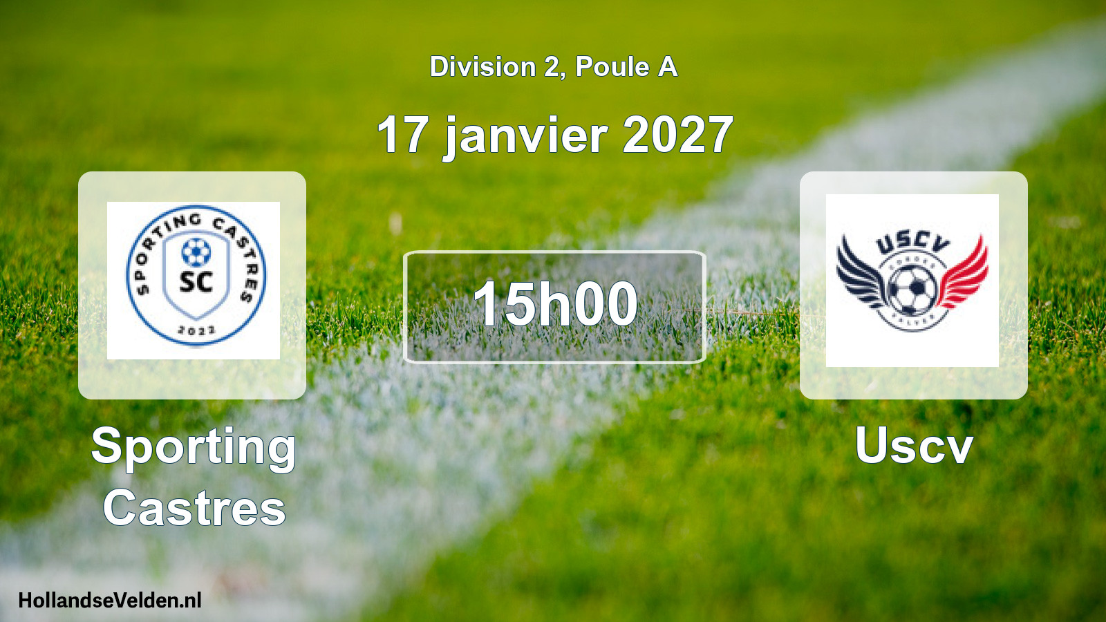 Match programmé: Sporting Castres - Uscv (17 janvier 2027)