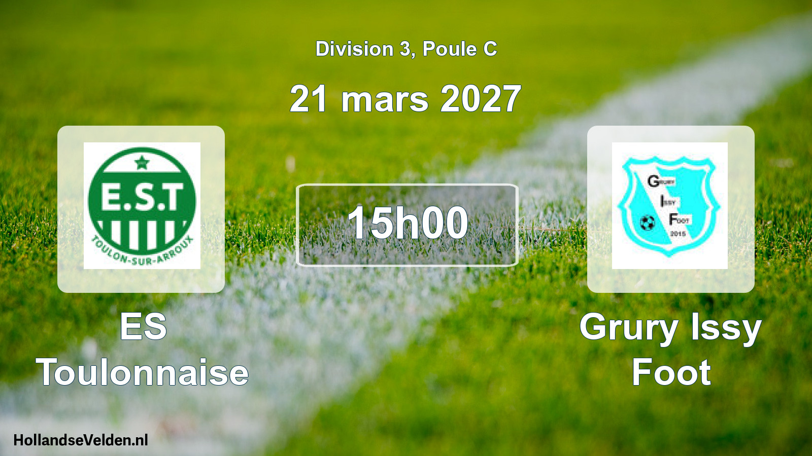 Scheduled Match: ES Toulonnaise - Grury Issy Foot (21 March 2027)