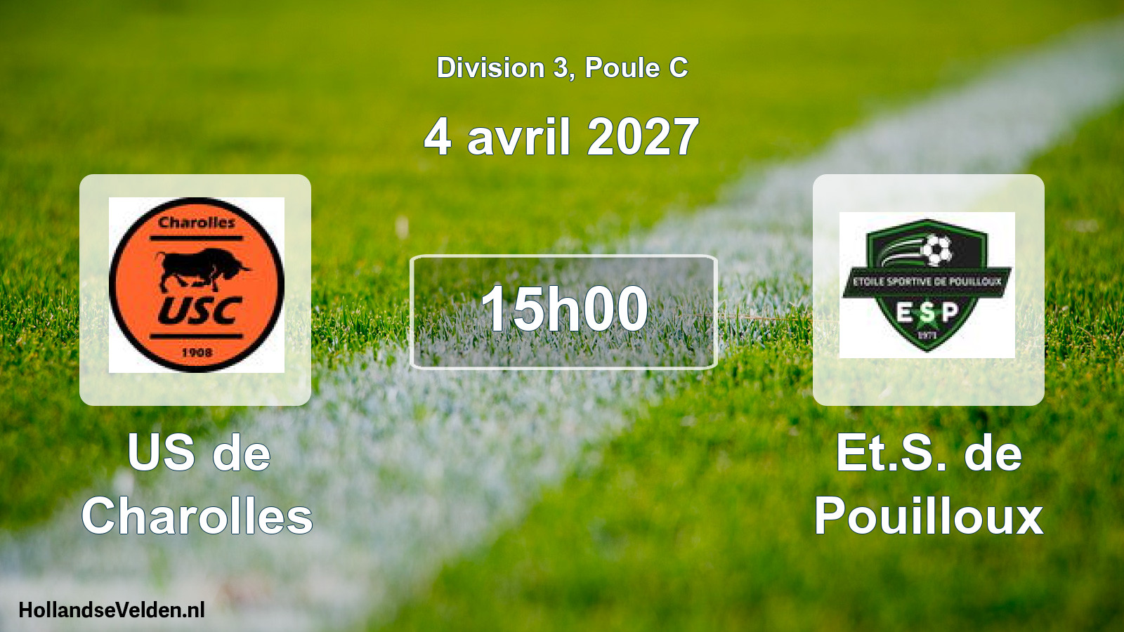 Match programmé: US de Charolles - Et.S. de Pouilloux (4 avril 2027)
