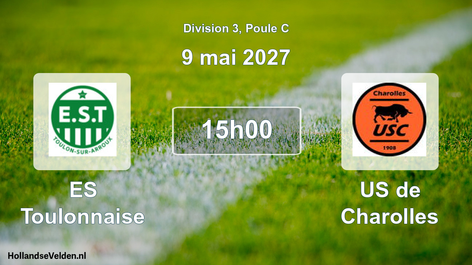 Match programmé: ES Toulonnaise - US de Charolles (9 mai 2027)