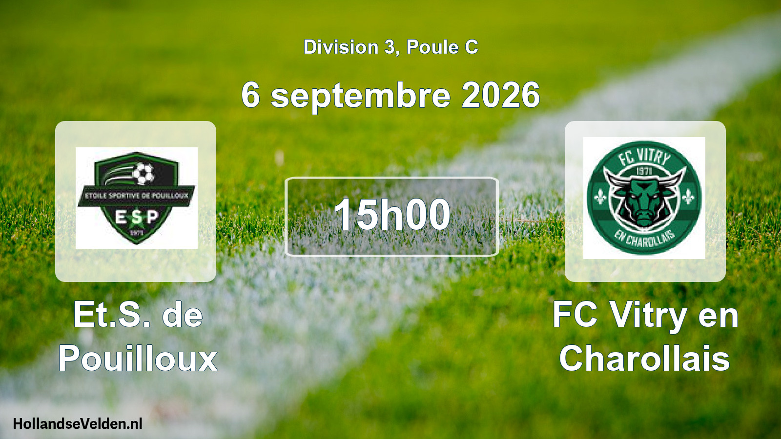 Scheduled Match: Et.S. de Pouilloux - FC Vitry en Charollais (6 September 2026)