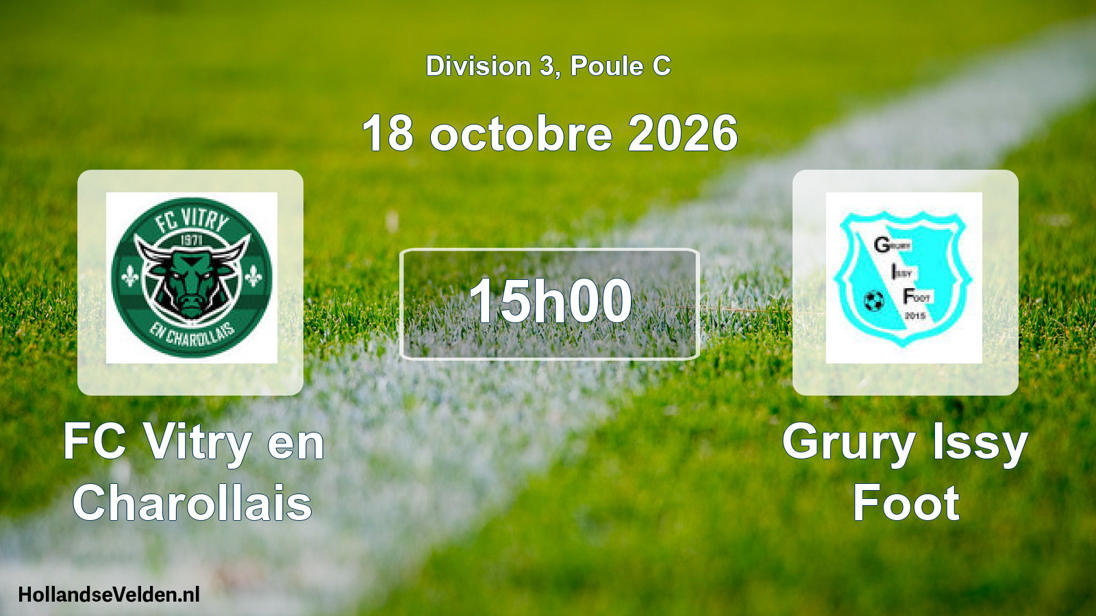 Scheduled Match: FC Vitry en Charollais - Grury Issy Foot (18 October 2026)