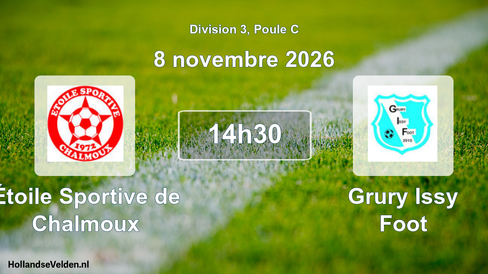 Scheduled Match: Étoile Sportive de Chalmoux - Grury Issy Foot (8 November 2026)