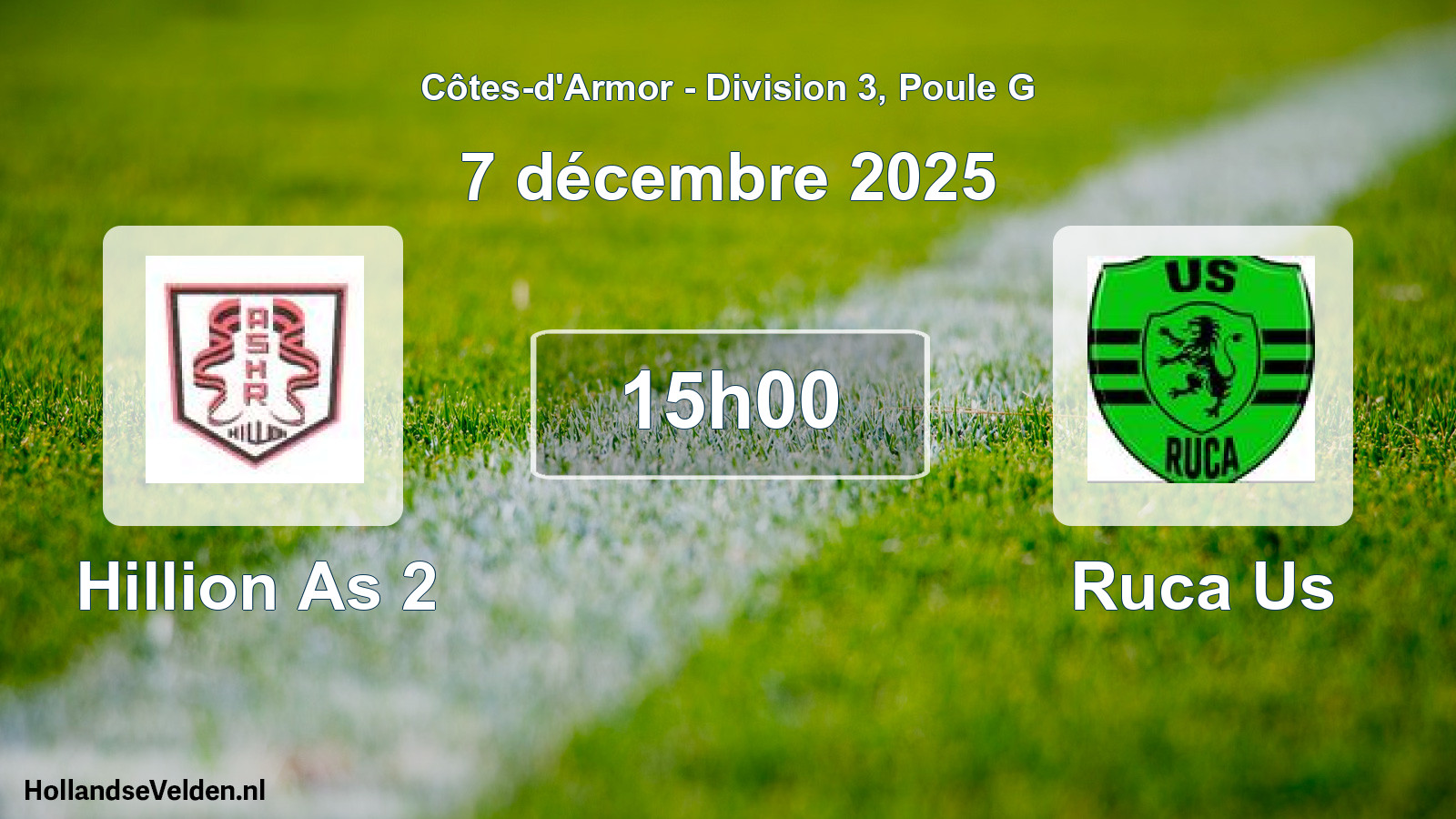 Geplande wedstrijd: Hillion As 2 - Ruca Us (7 décembre 2025)