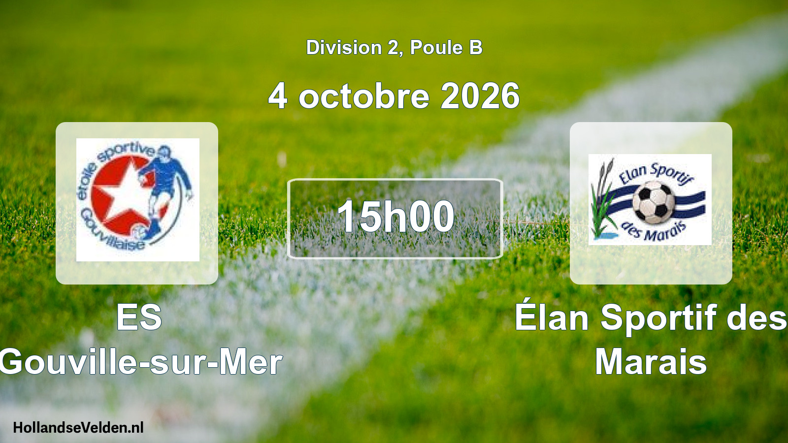 Match programmé: ES Gouville-sur-Mer - Élan Sportif des Marais (4 octobre 2026)