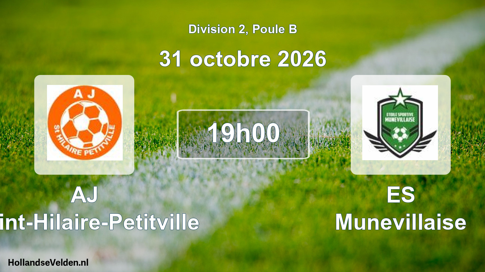 Match programmé: AJ Saint-Hilaire-Petitville - ES Munevillaise (31 octobre 2026)