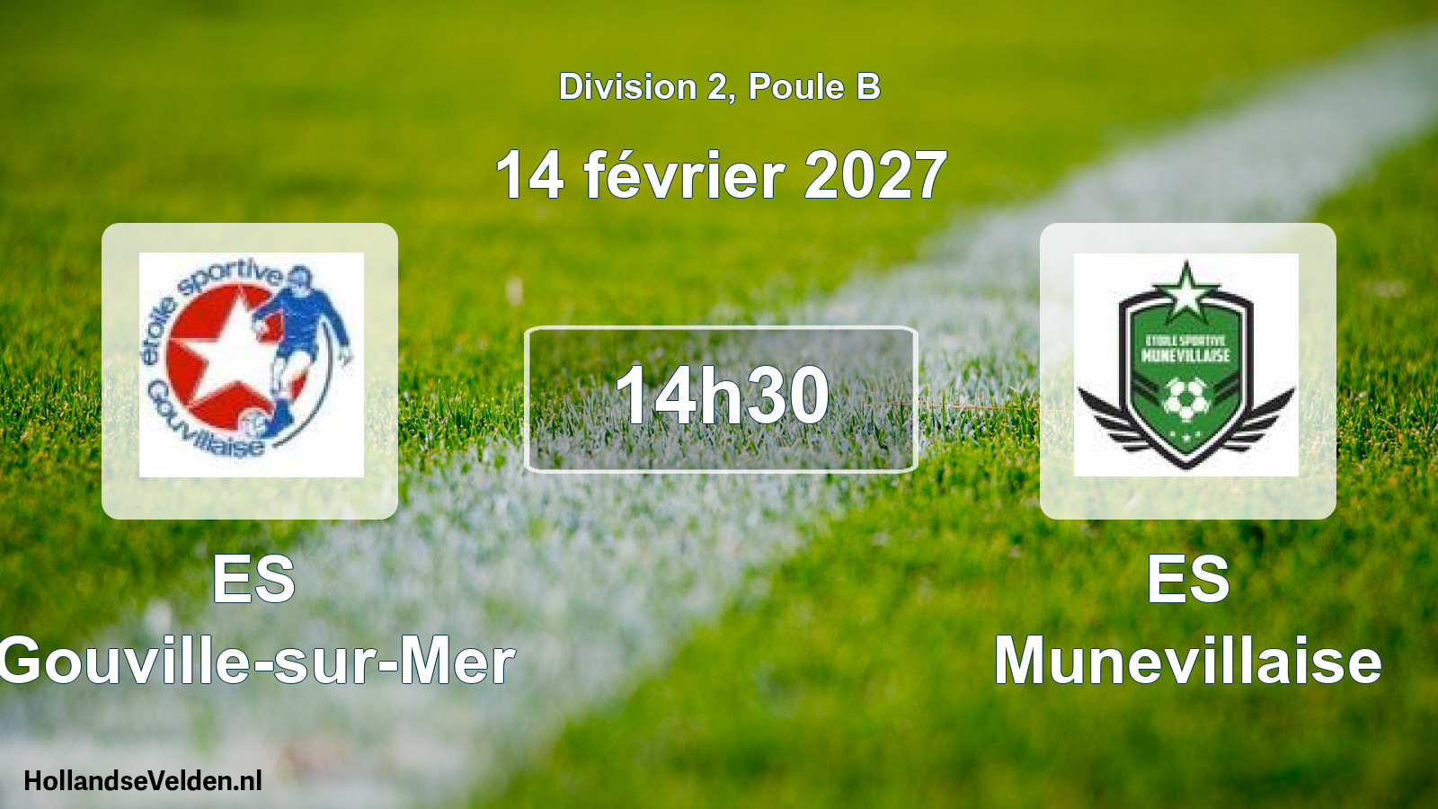 Match programmé: ES Gouville-sur-Mer - ES Munevillaise (14 février 2027)
