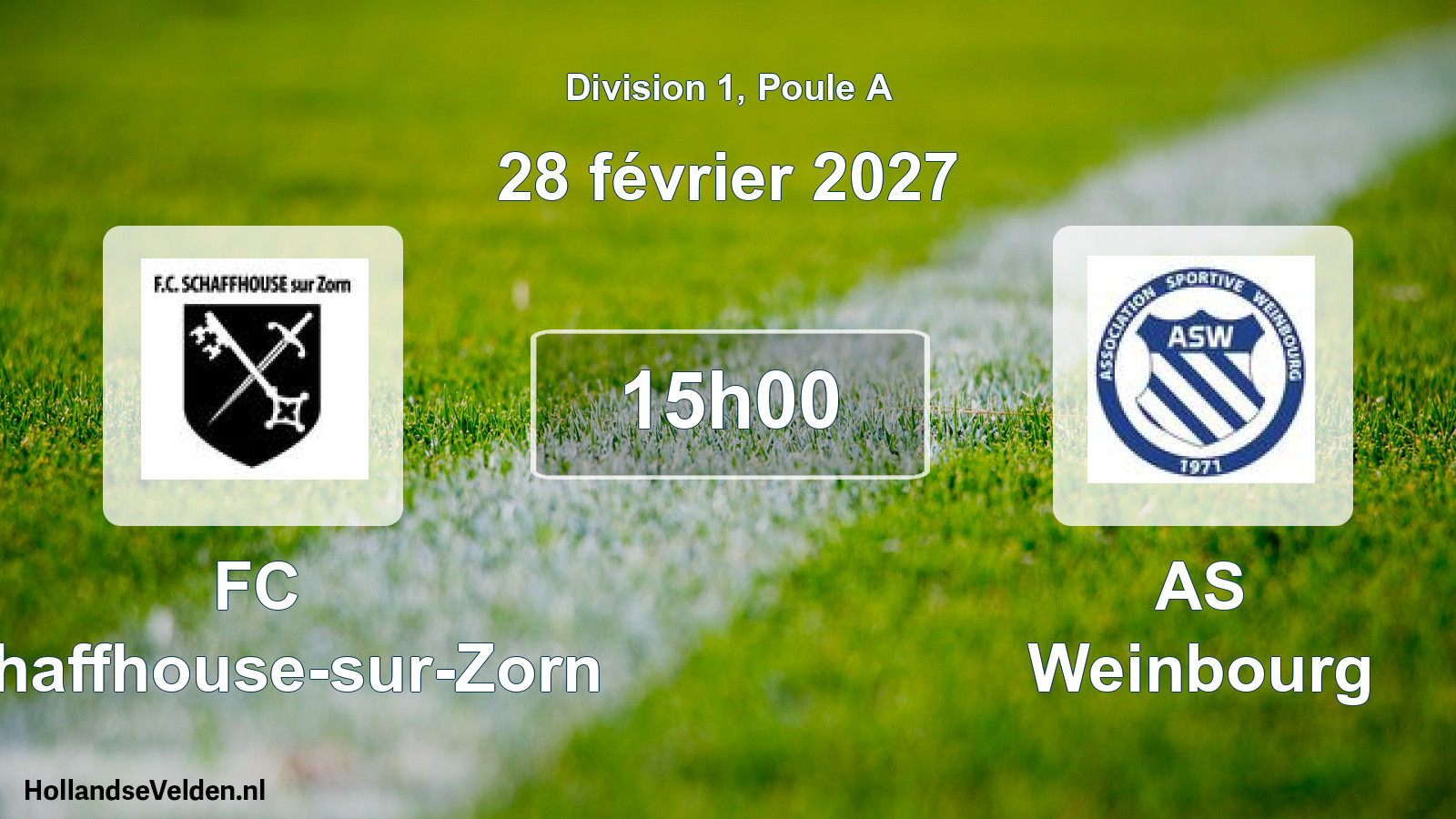 Scheduled Match: FC Schaffhouse-sur-Zorn - AS Weinbourg (28 February 2027)