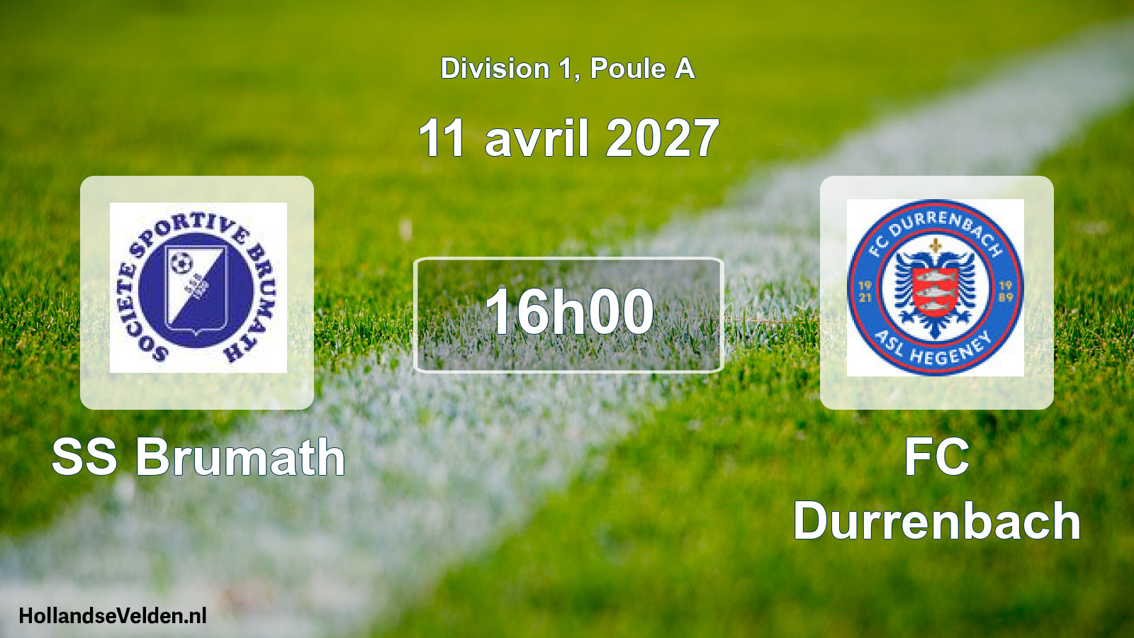 Scheduled Match: SS Brumath - FC Durrenbach (11 April 2027)