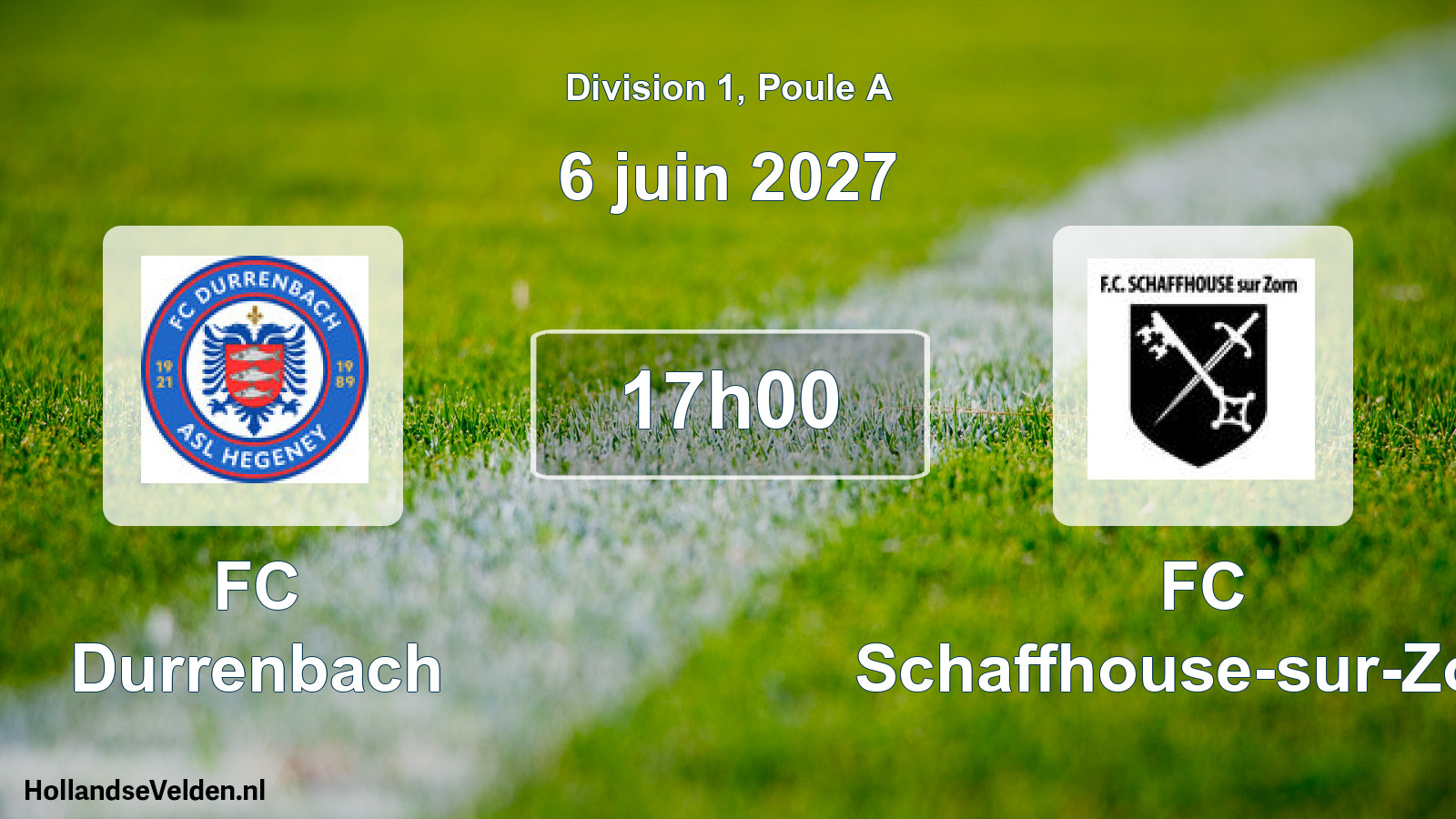 Scheduled Match: FC Durrenbach - FC Schaffhouse-sur-Zorn (6 June 2027)