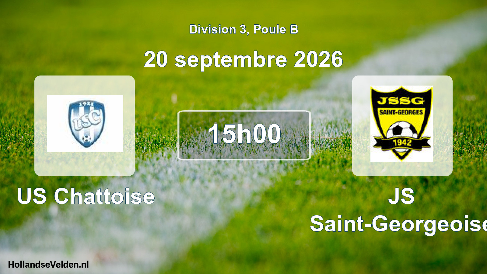 Scheduled Match: US Chattoise - JS Saint-Georgeoise (20 September 2026)