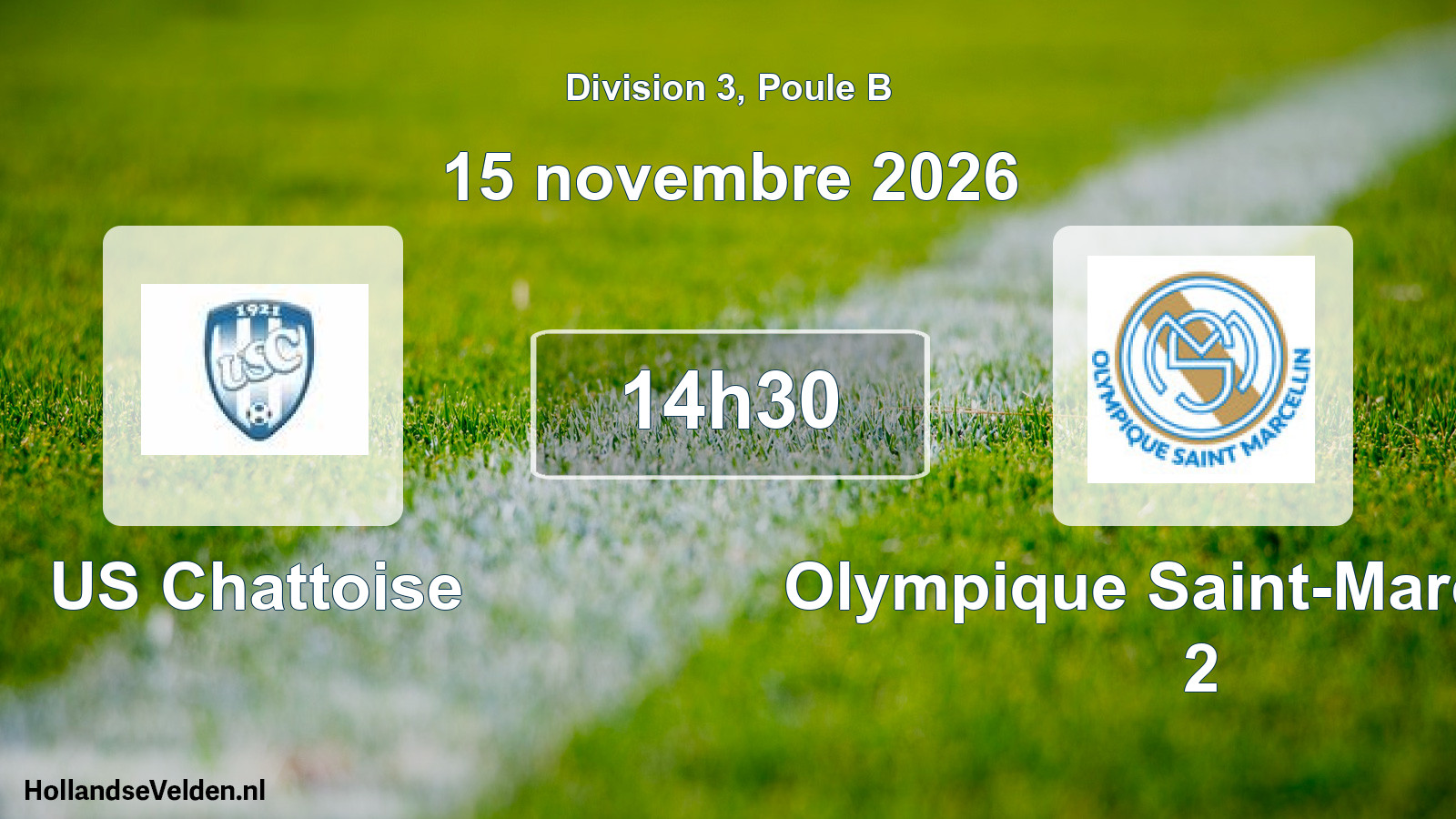 Scheduled Match: US Chattoise - Olympique Saint-Marcellin 2 (15 November 2026)