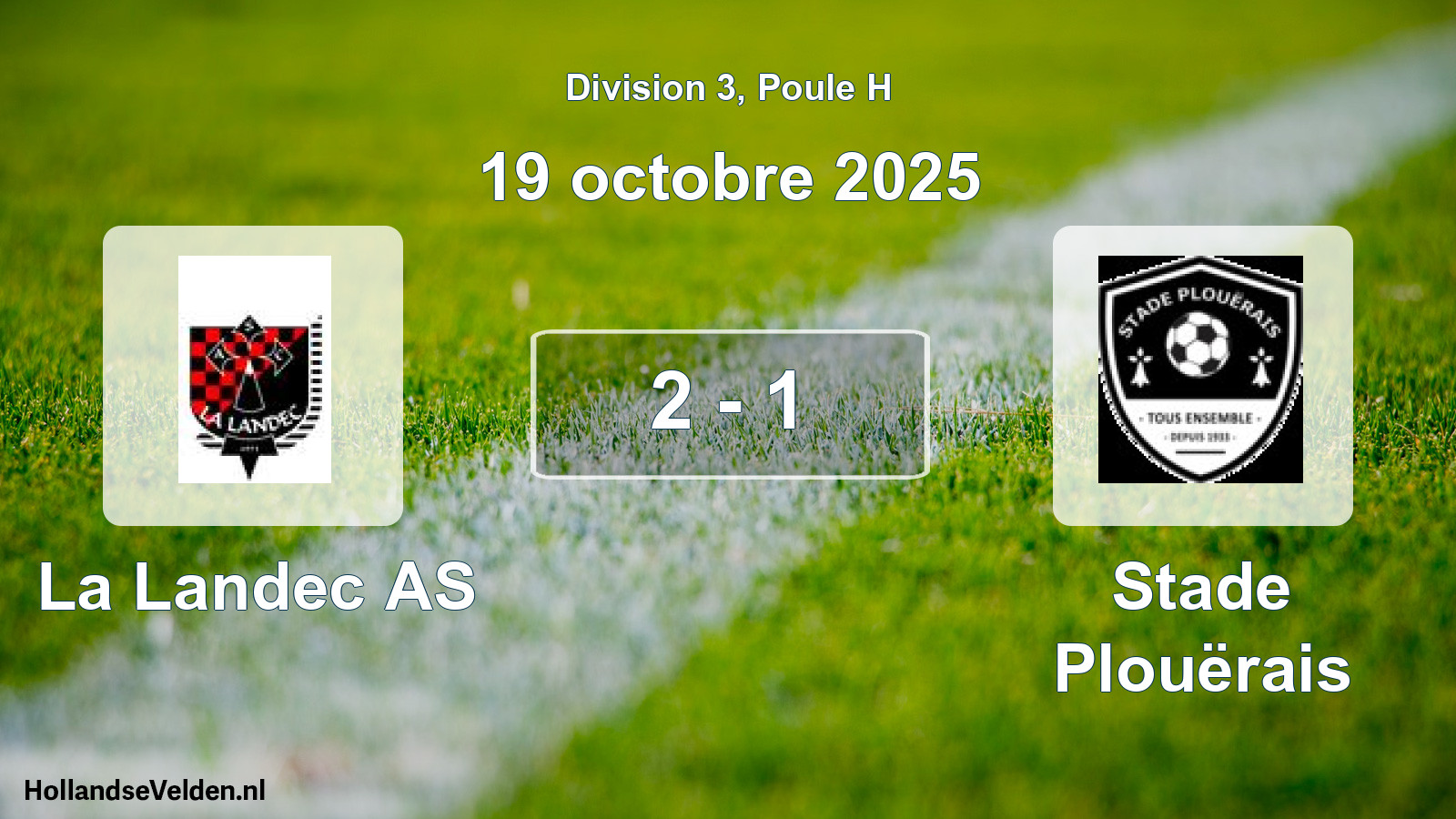 Gespeelde wedstrijd: La Landec AS - Stade Plouërais 2 - 1 (19 oktober 2025)