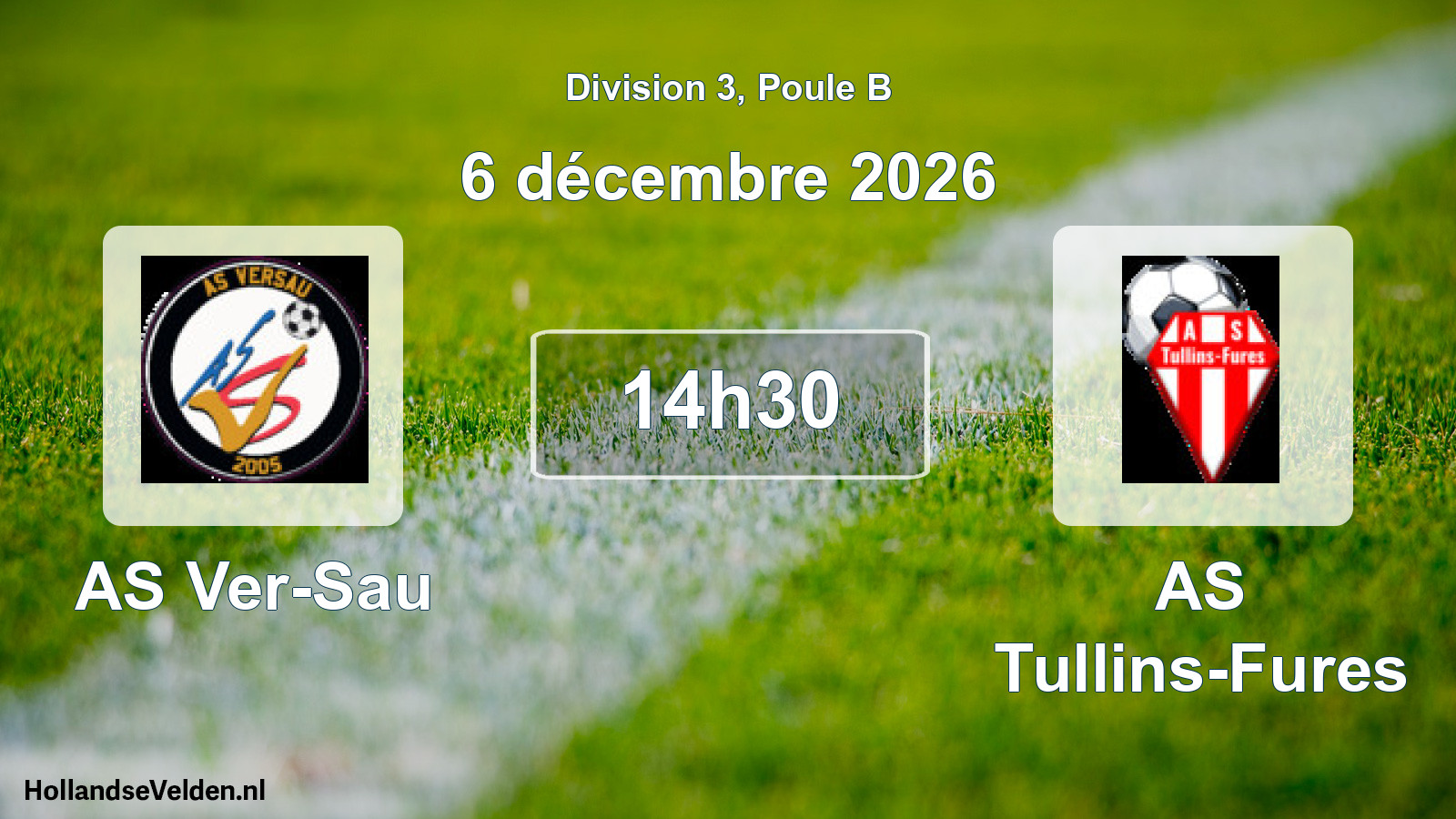 Scheduled Match: AS Ver-Sau - AS Tullins-Fures (6 December 2026)