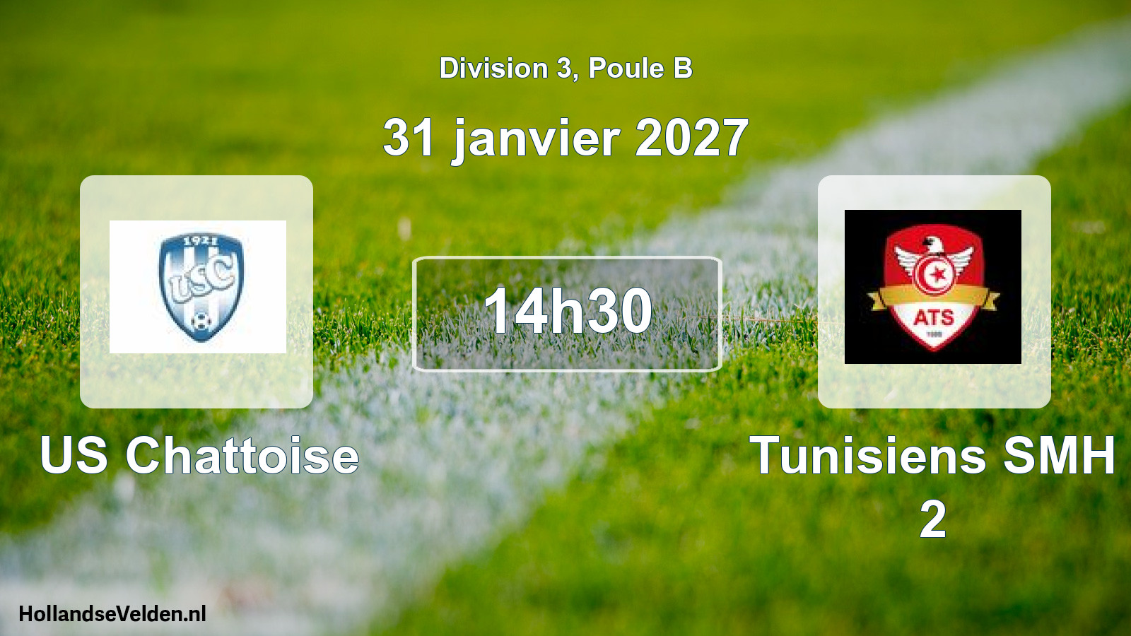 Scheduled Match: US Chattoise - Tunisiens SMH 2 (31 January 2027)