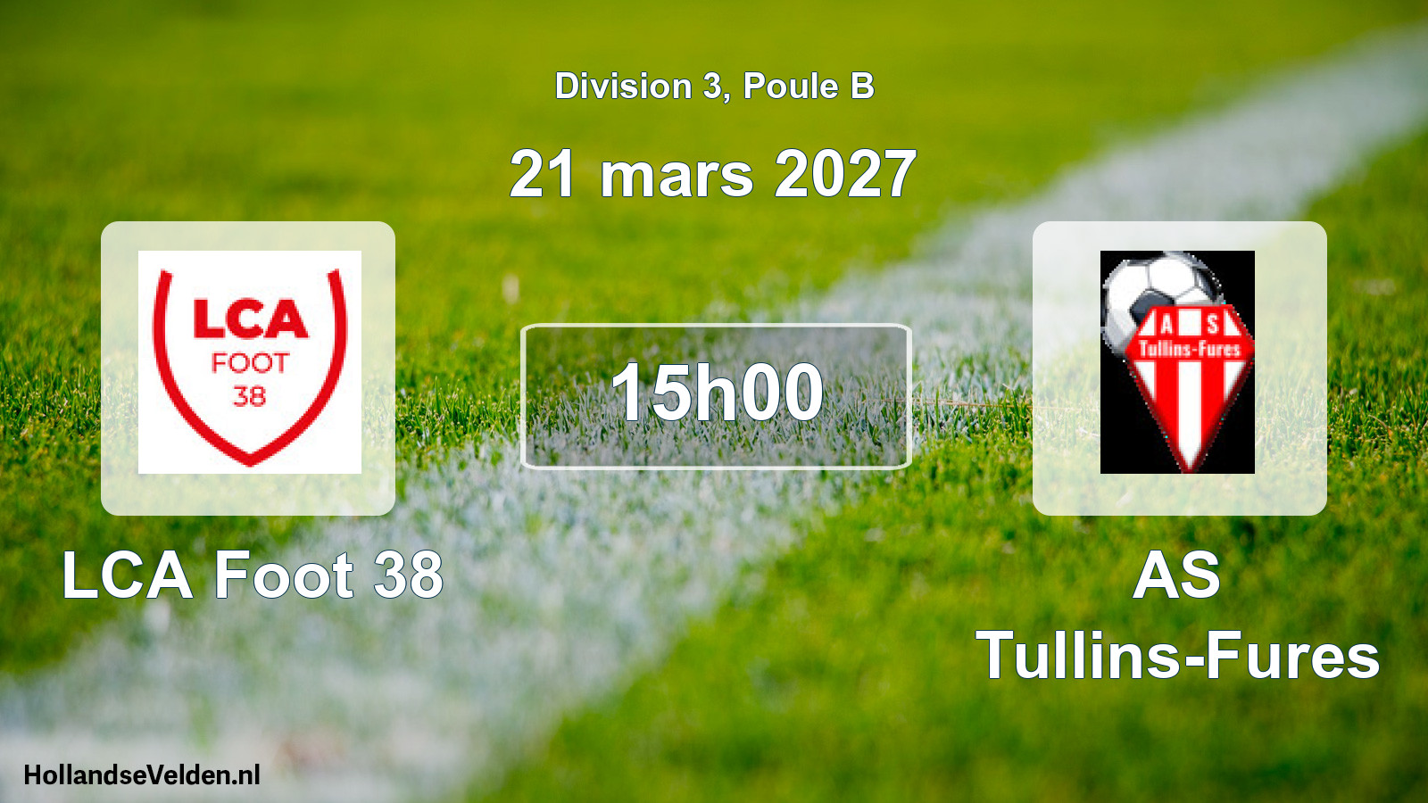 Scheduled Match: LCA Foot 38 - AS Tullins-Fures (21 March 2027)