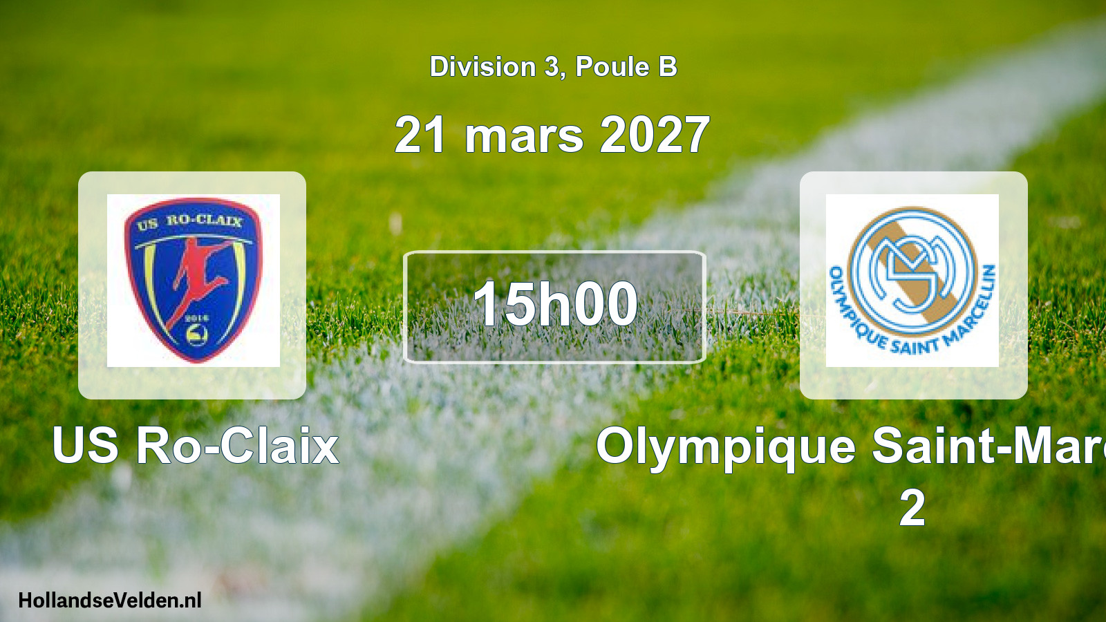 Scheduled Match: US Ro-Claix - Olympique Saint-Marcellin 2 (21 March 2027)