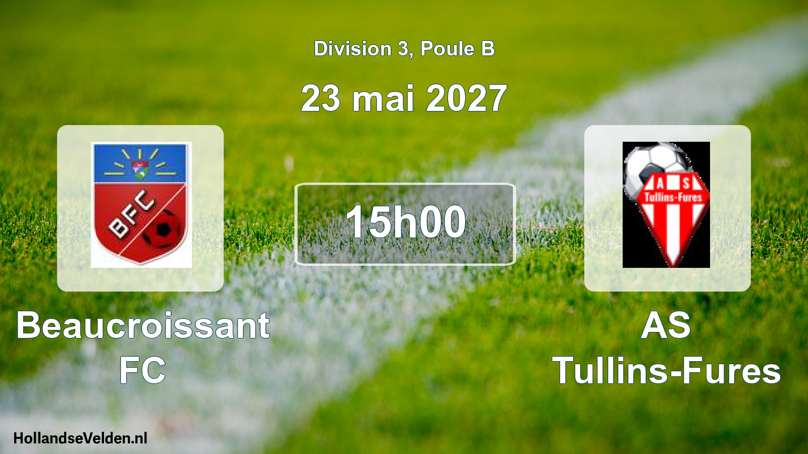 Scheduled Match: Beaucroissant FC - AS Tullins-Fures (23 May 2027)