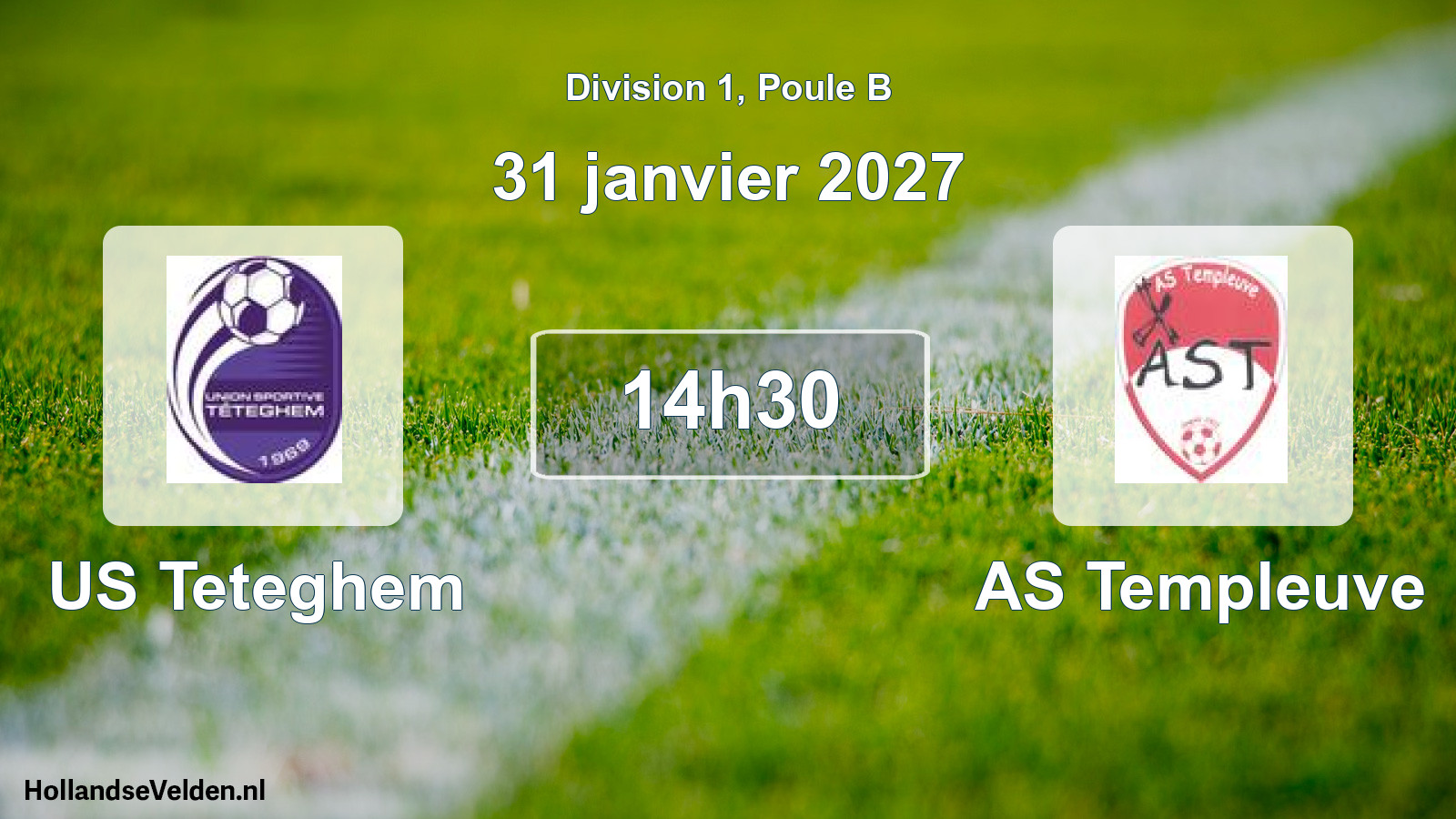 Scheduled Match: US Teteghem - AS Templeuve (31 January 2027)