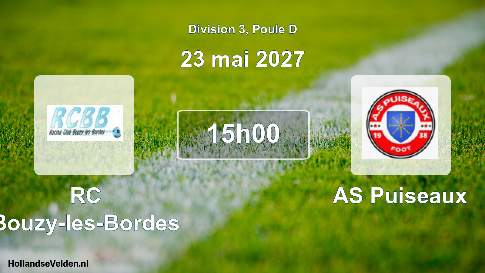 Scheduled Match: RC Bouzy-les-Bordes - AS Puiseaux (23 May 2027)