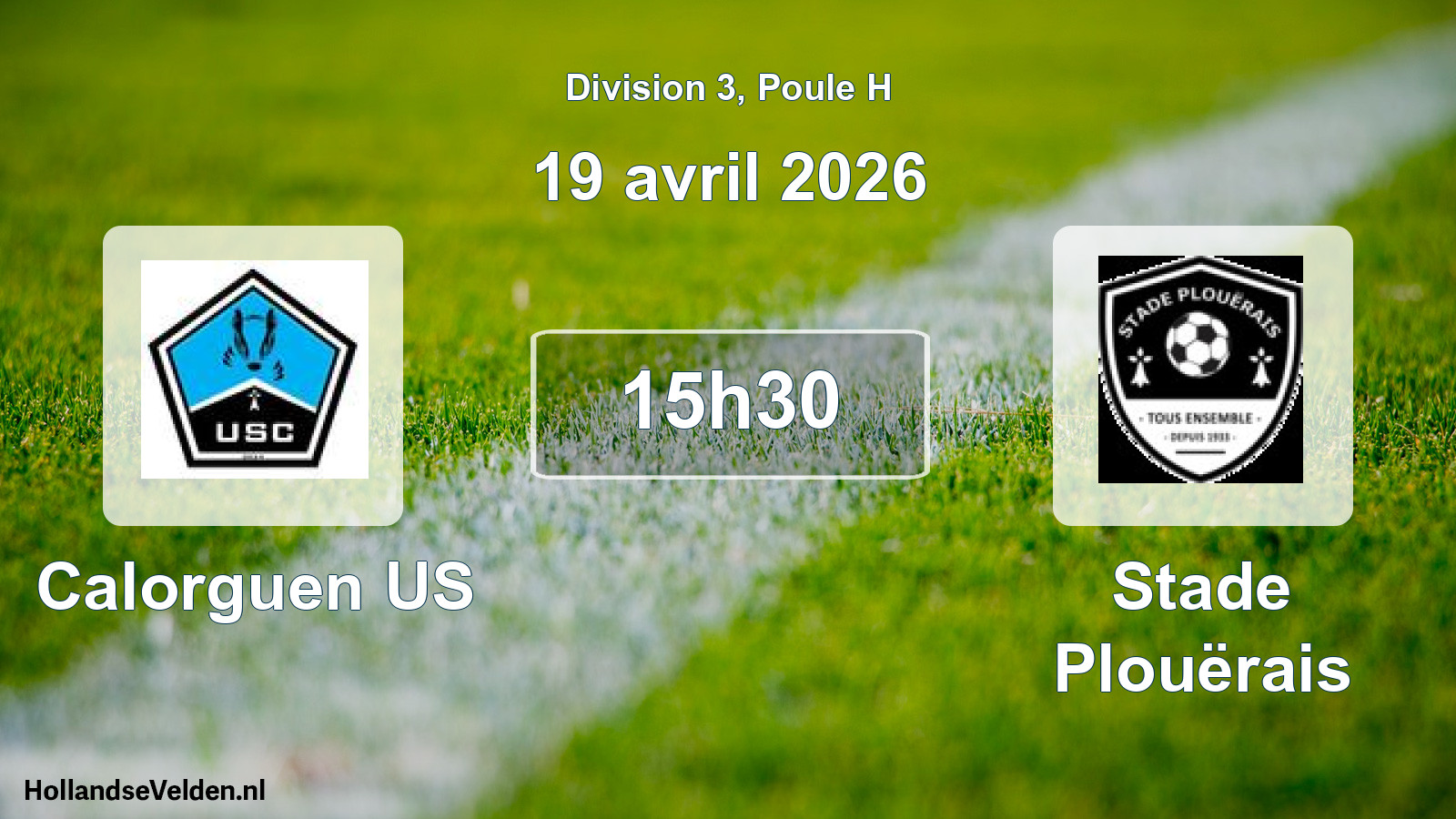 Scheduled Match: Calorguen US - Stade Plouërais (19 April 2026)