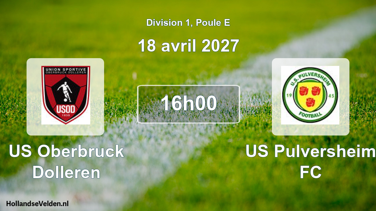 Scheduled Match: US Oberbruck Dolleren - US Pulversheim FC (18 April 2027)