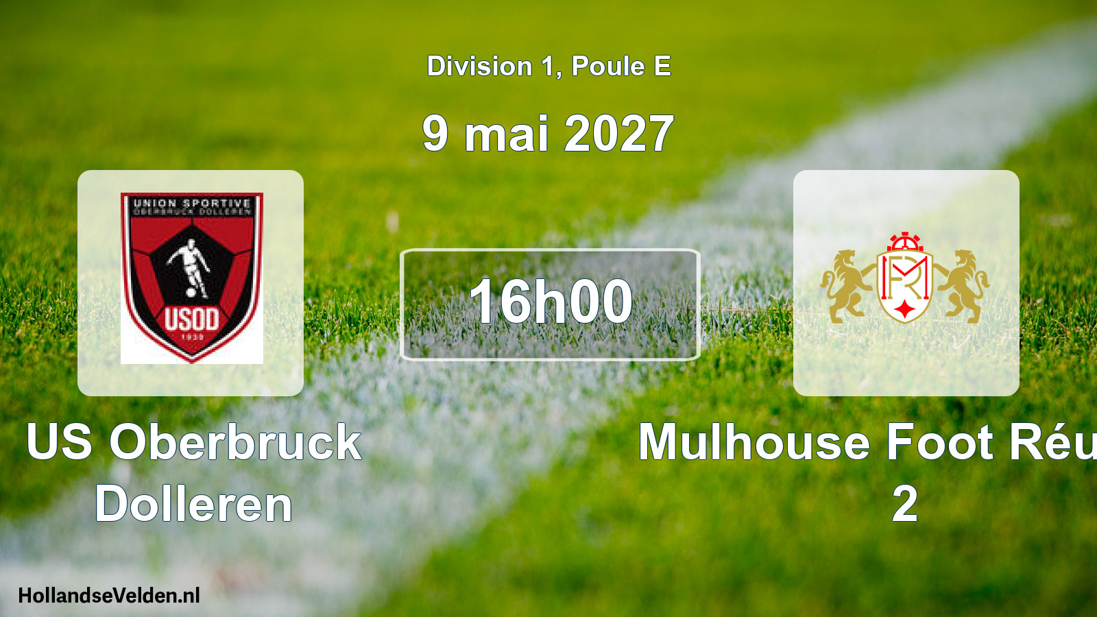 Scheduled Match: US Oberbruck Dolleren - Mulhouse Foot Réunis 2 (9 May 2027)